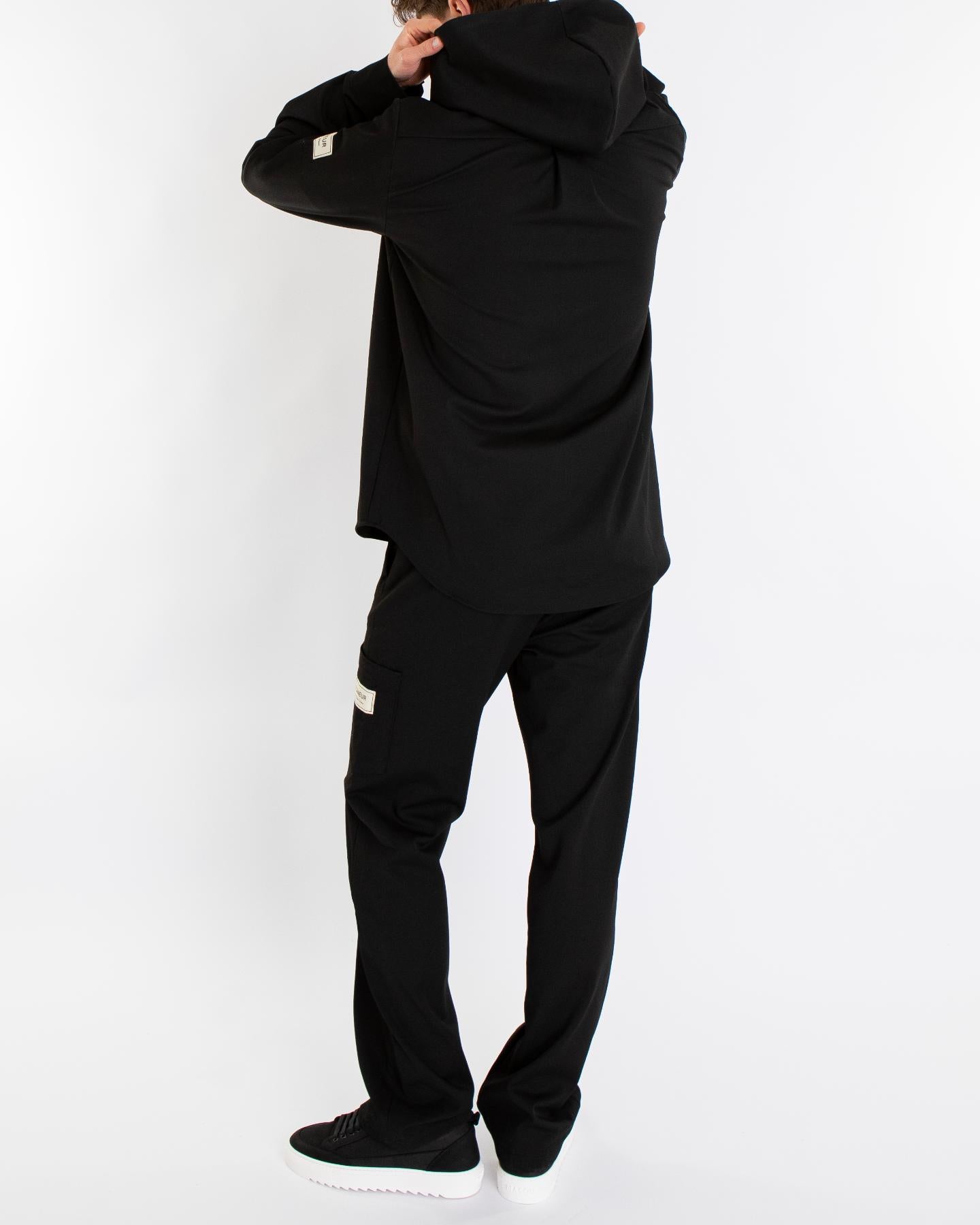 Heren Atelier Hoodie Zwart