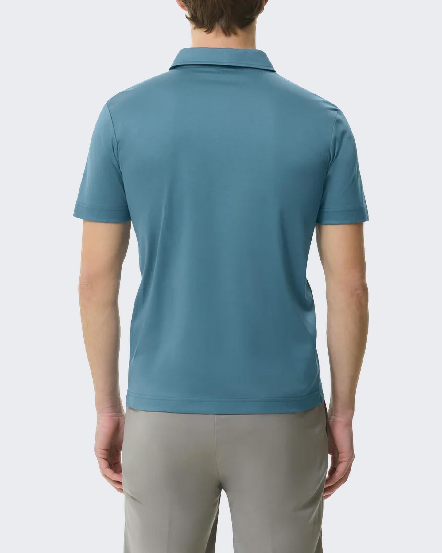 Heren Supima Polo Zip Collar