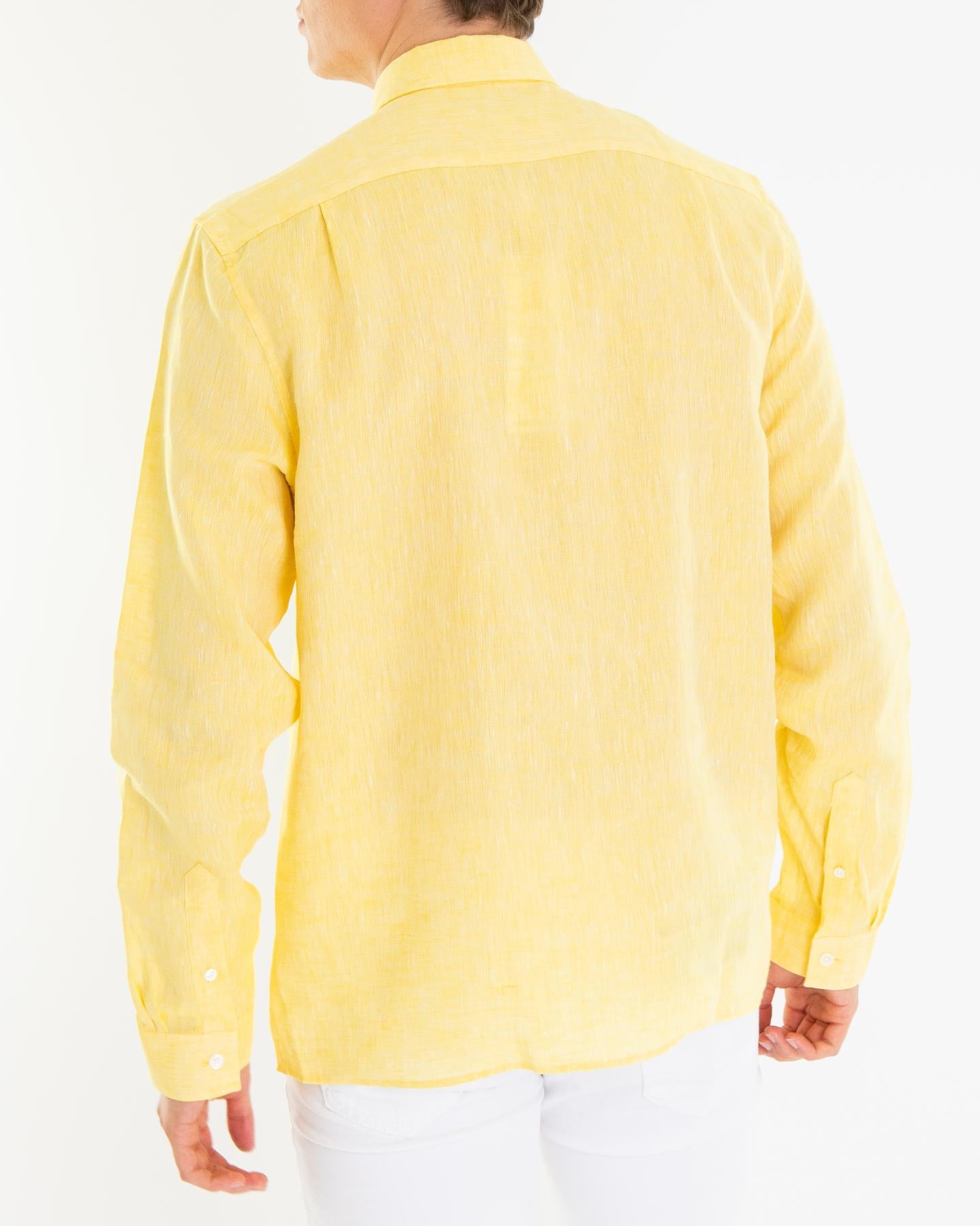 Heren 1Hc2 Men'S Woven Shirt Geel