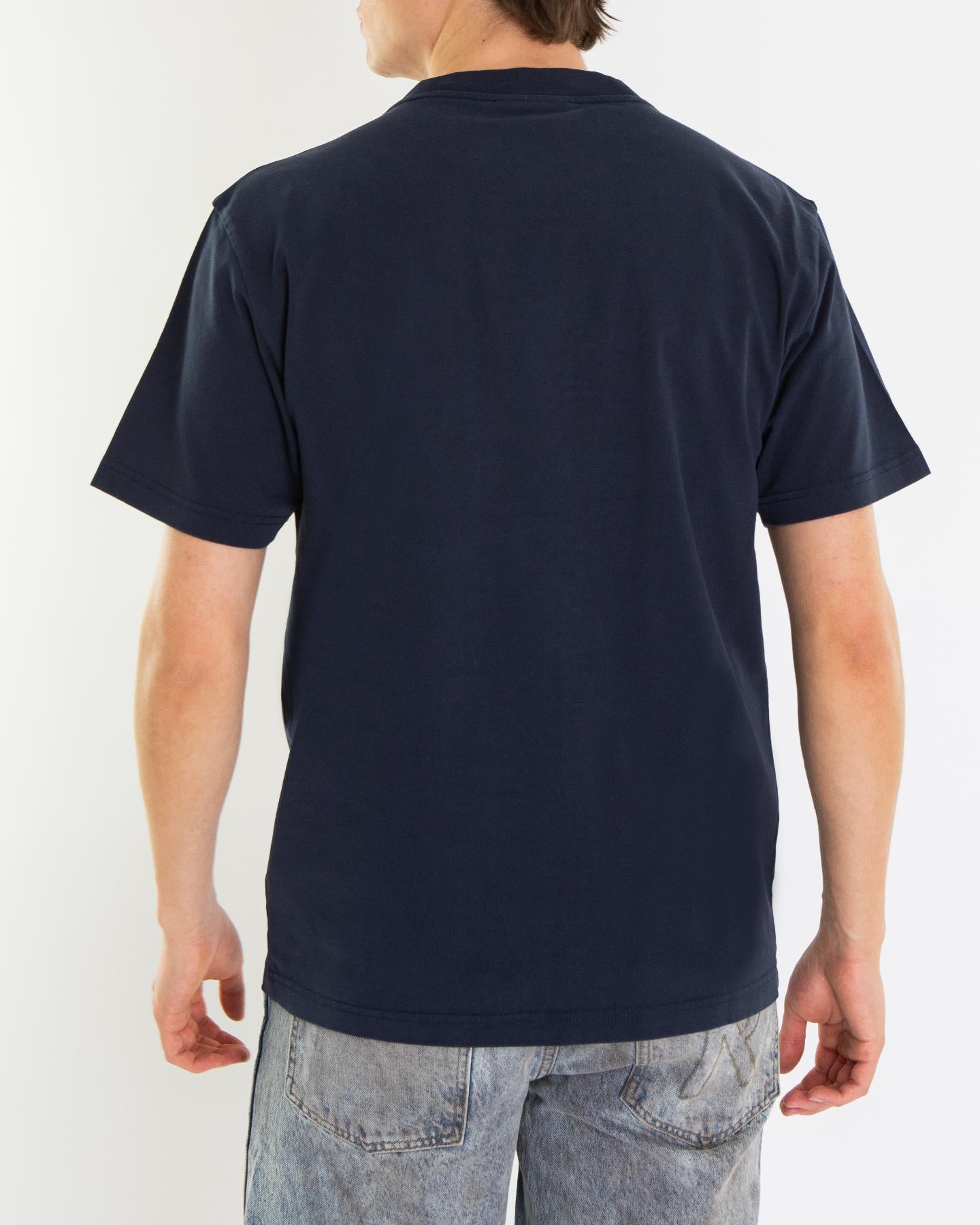 Heren Sans Embro T-Shirt Blauw