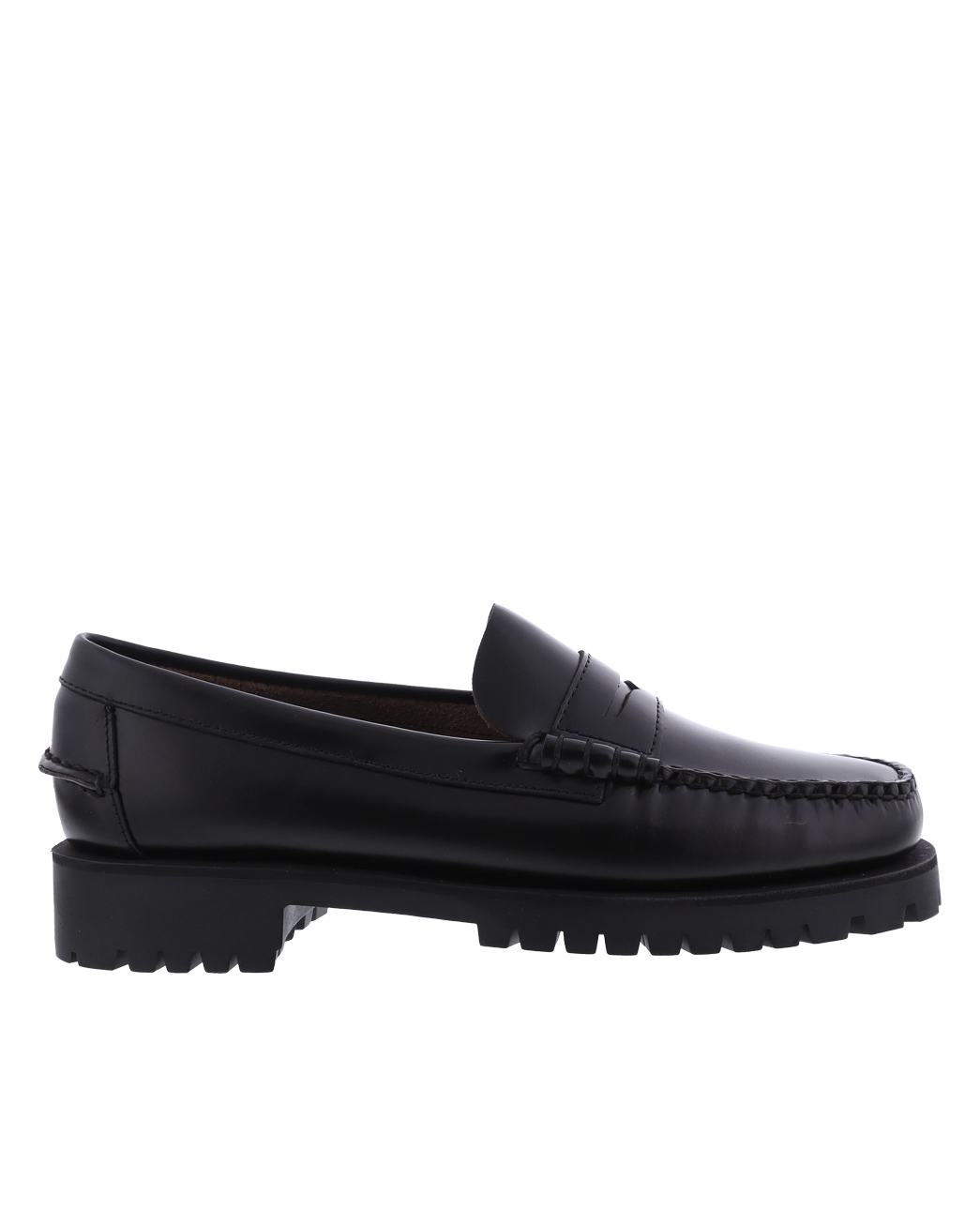 Women Then Lug Loafer Black