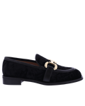 Paris Punk Women's Scarpa Velluto Black loafers — huidige kleur