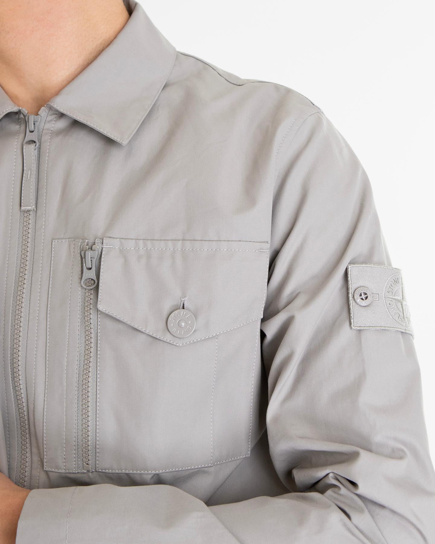 Heren Ghost Shirt Jacket Grijs
