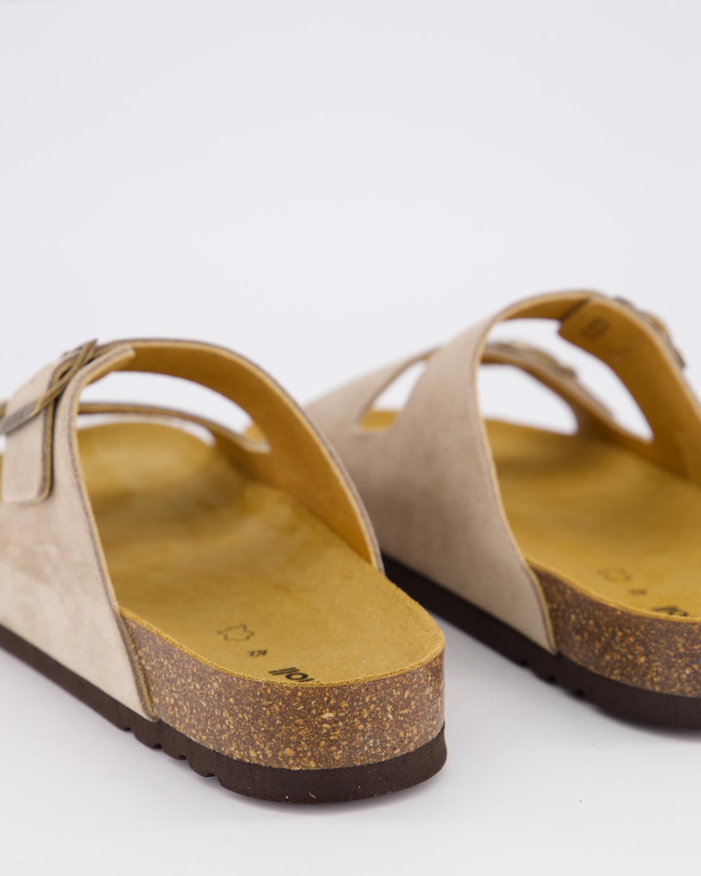 Heren Julien Slipper Beige/Grijs
