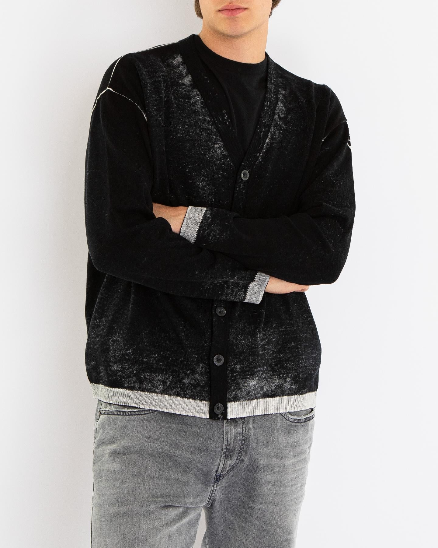 Diesel Heren K-Larence Cardigan Zwart
