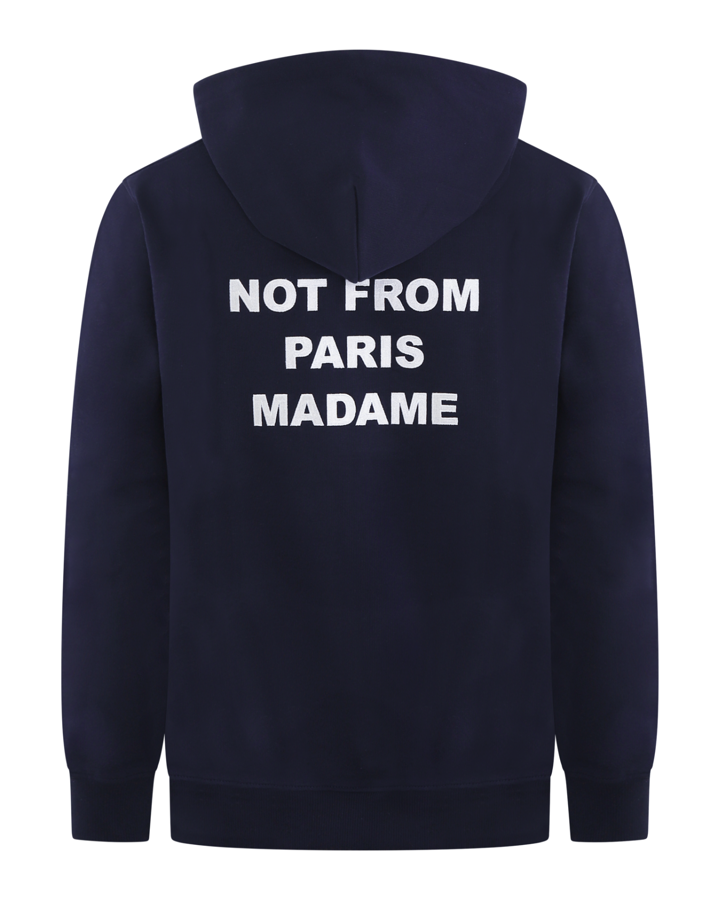 Heren Slogan Hoodie Blauw