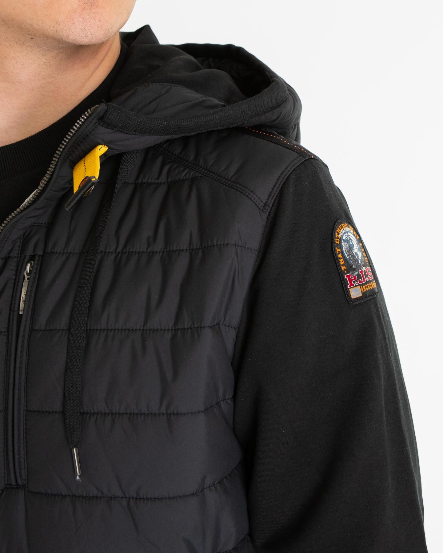 Heren Ivor Hooded Jacket Zwart