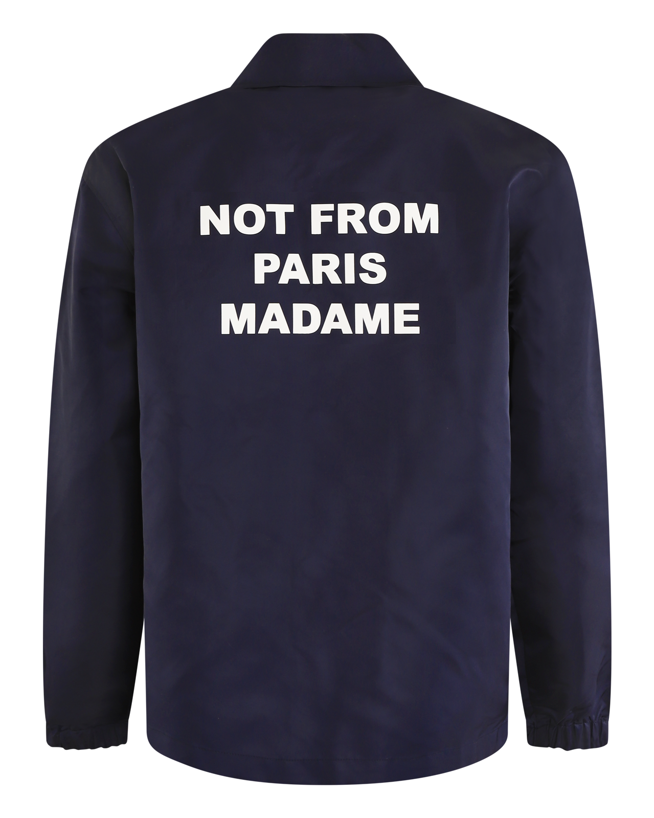 Heren Slogan Jacket Blauw