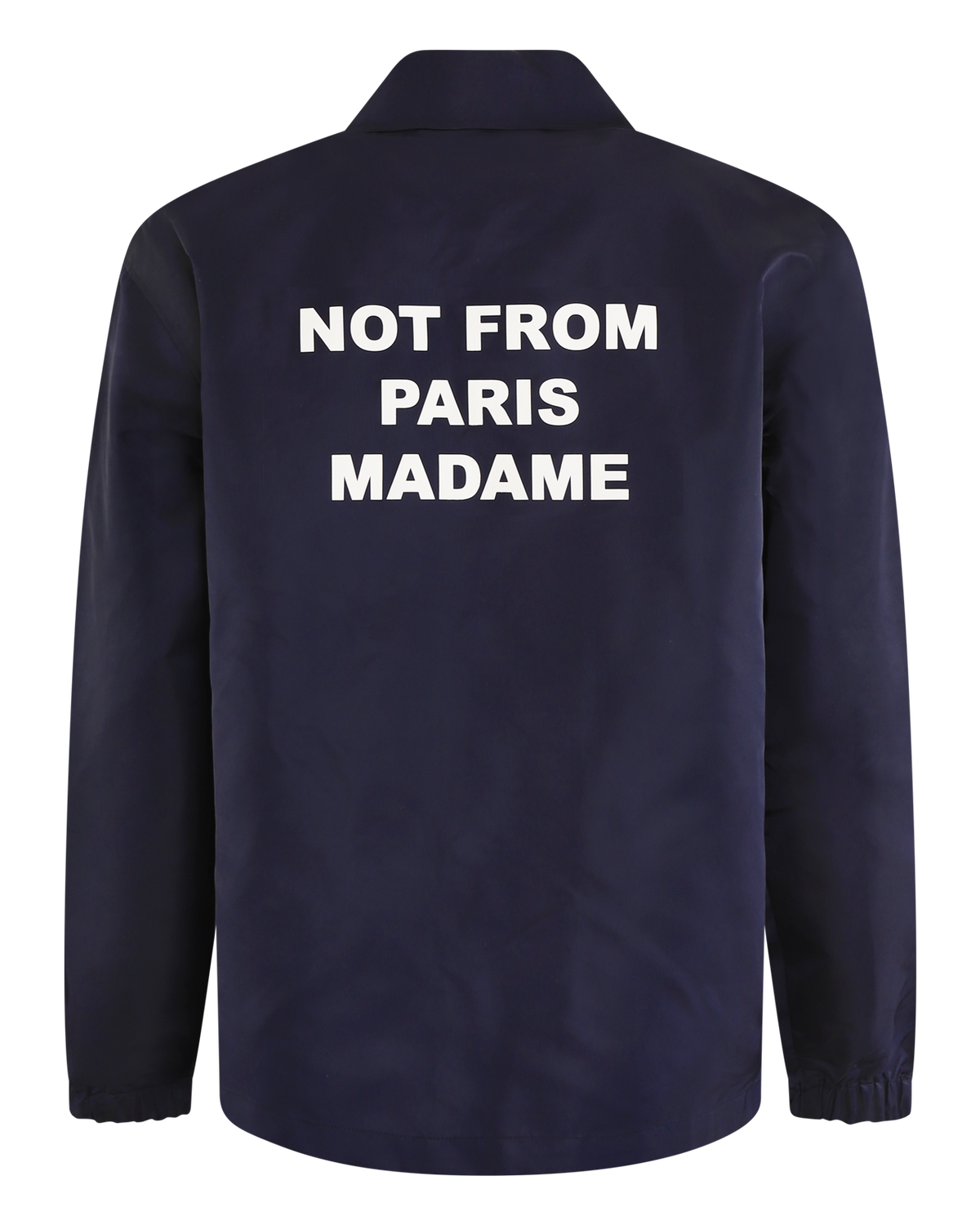 Heren Slogan Jacket Blauw