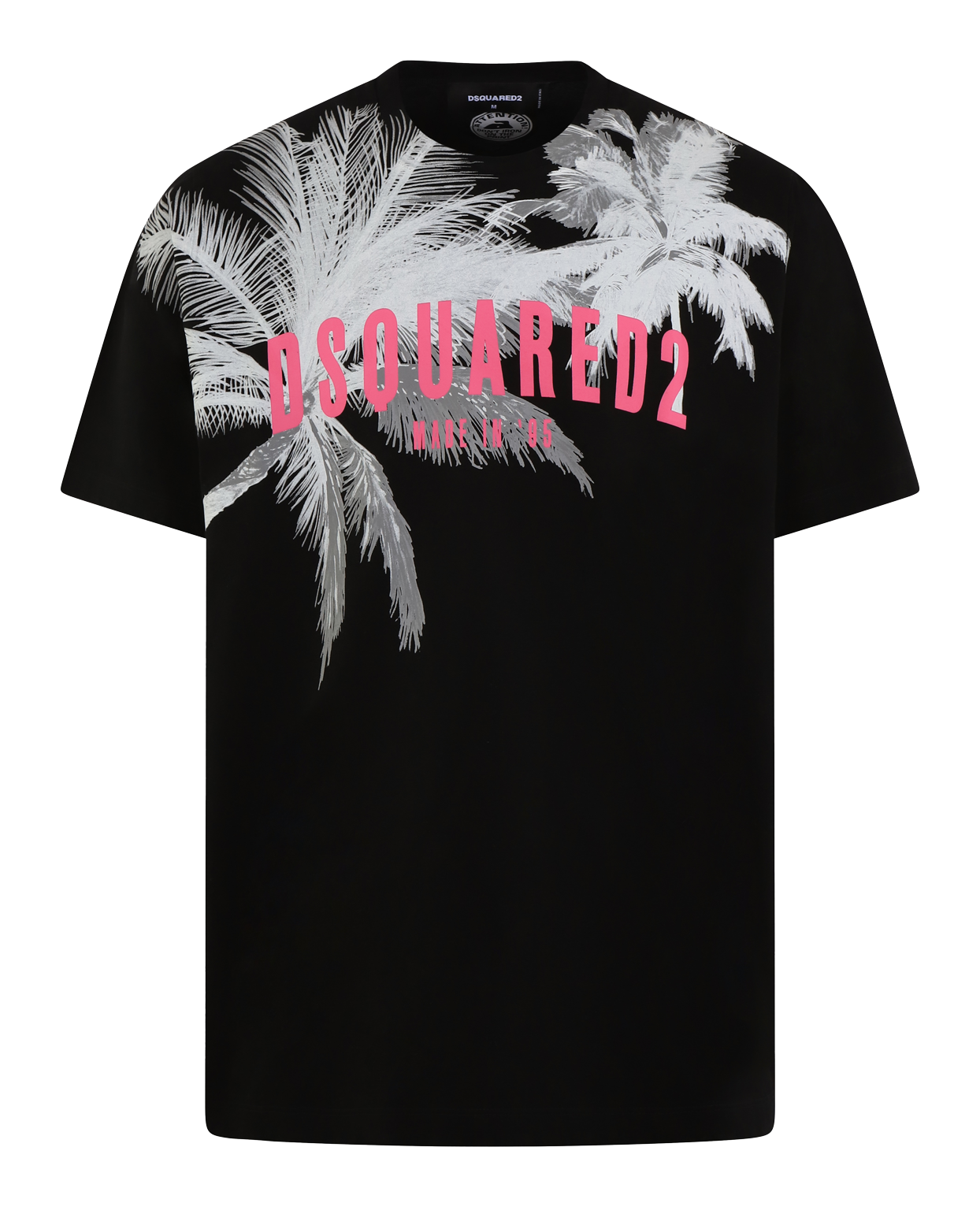 Men Palms Slouch T-shirt Black