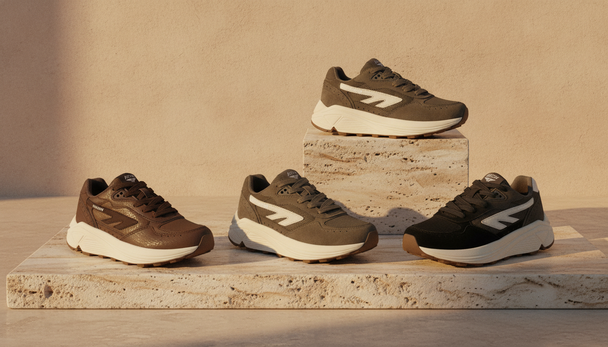 Op voorraad: Dames Shadow RGS sneaker Bruin (2), Dames HTS Shadow RGS sneaker Khaki, Dames Hts Shadow RGS Zwart/Wit