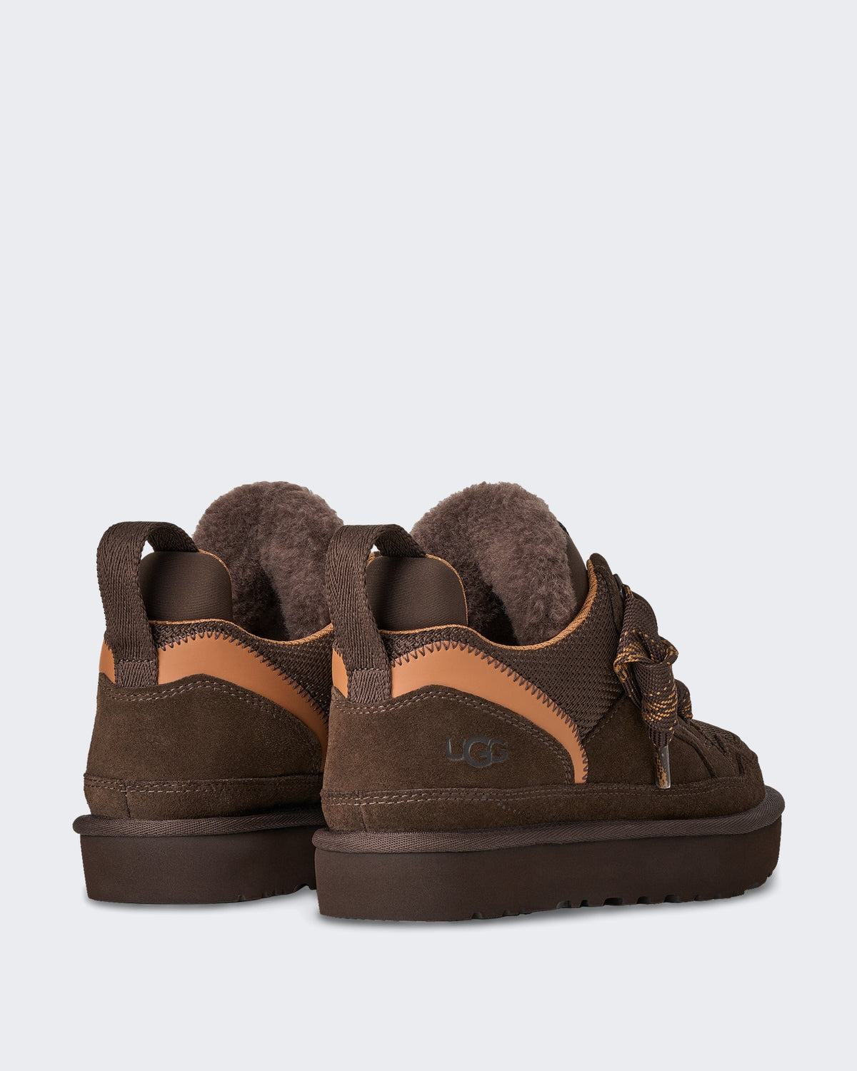 Women's Lage sneaker met zachte voering Cacaobruin