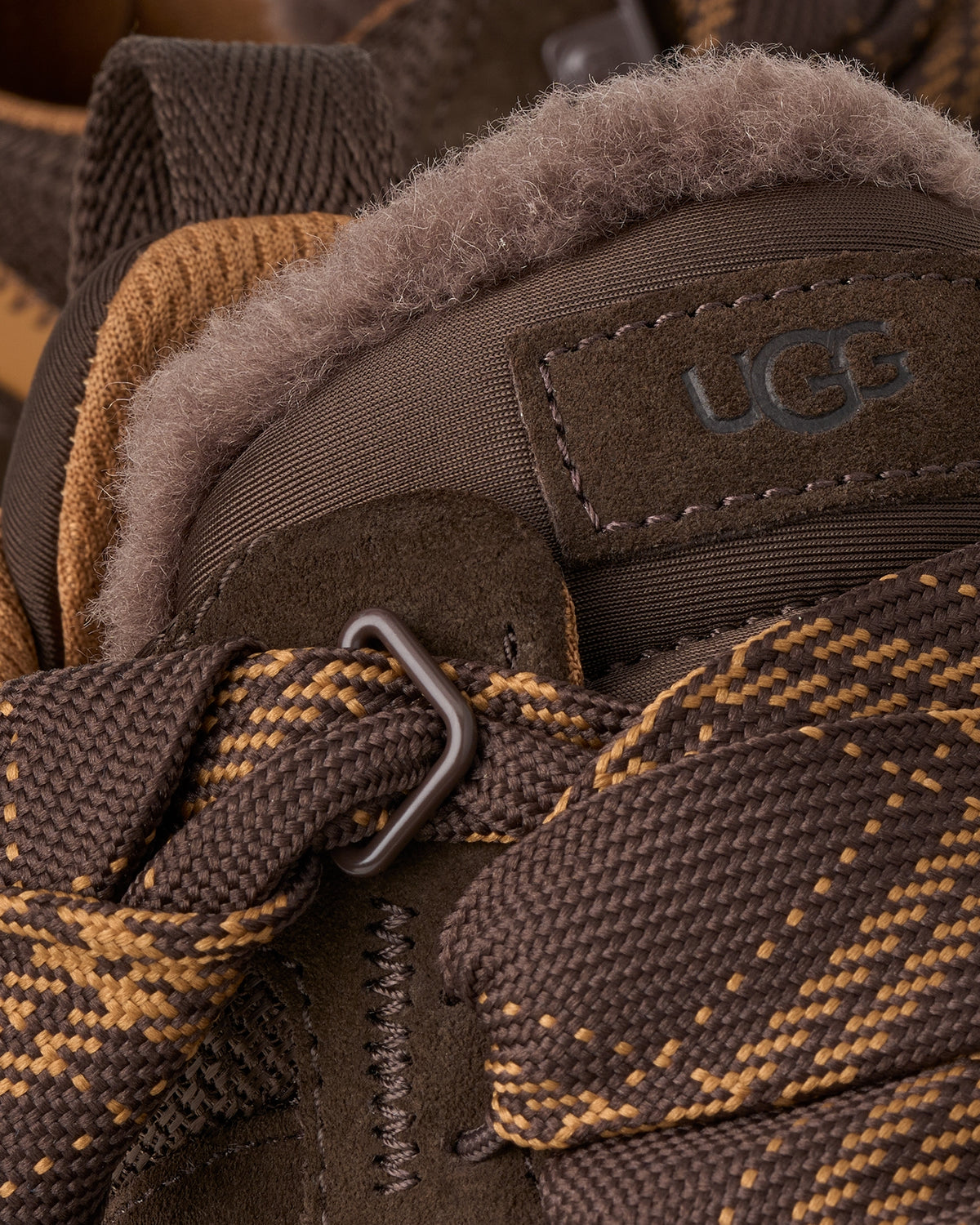 Women's Lage sneaker met zachte voering Cacaobruin