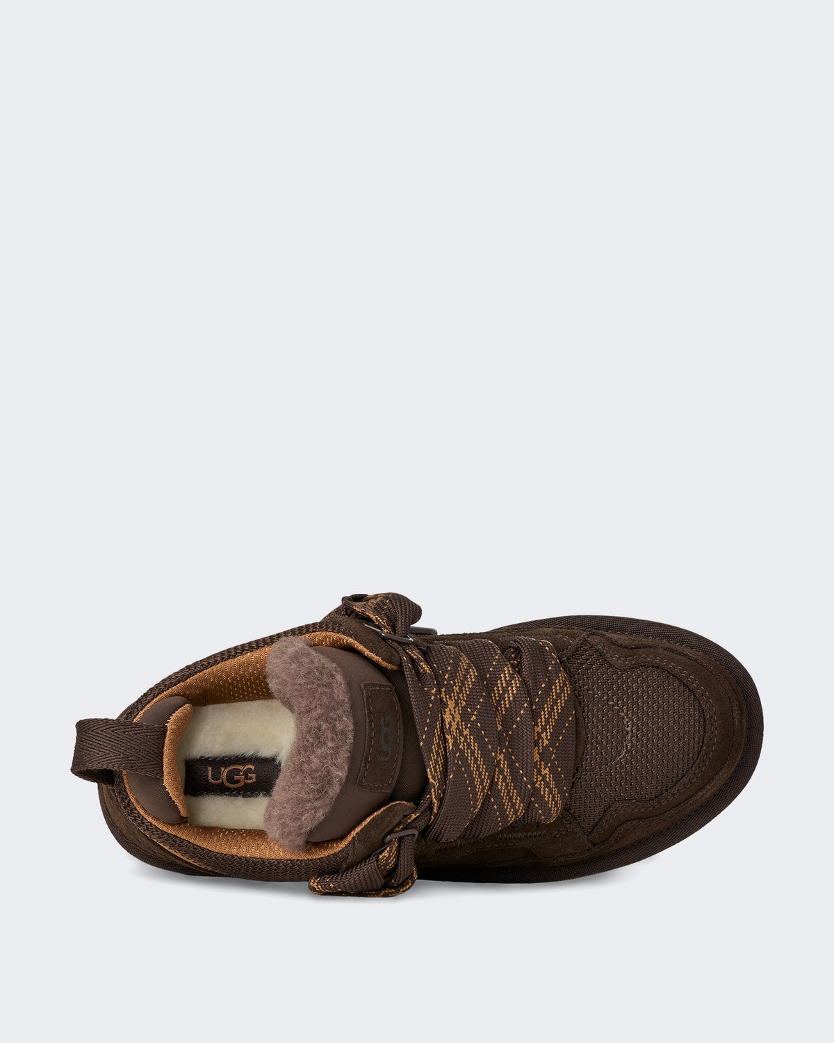 Women's Lage sneaker met zachte voering Cacaobruin
