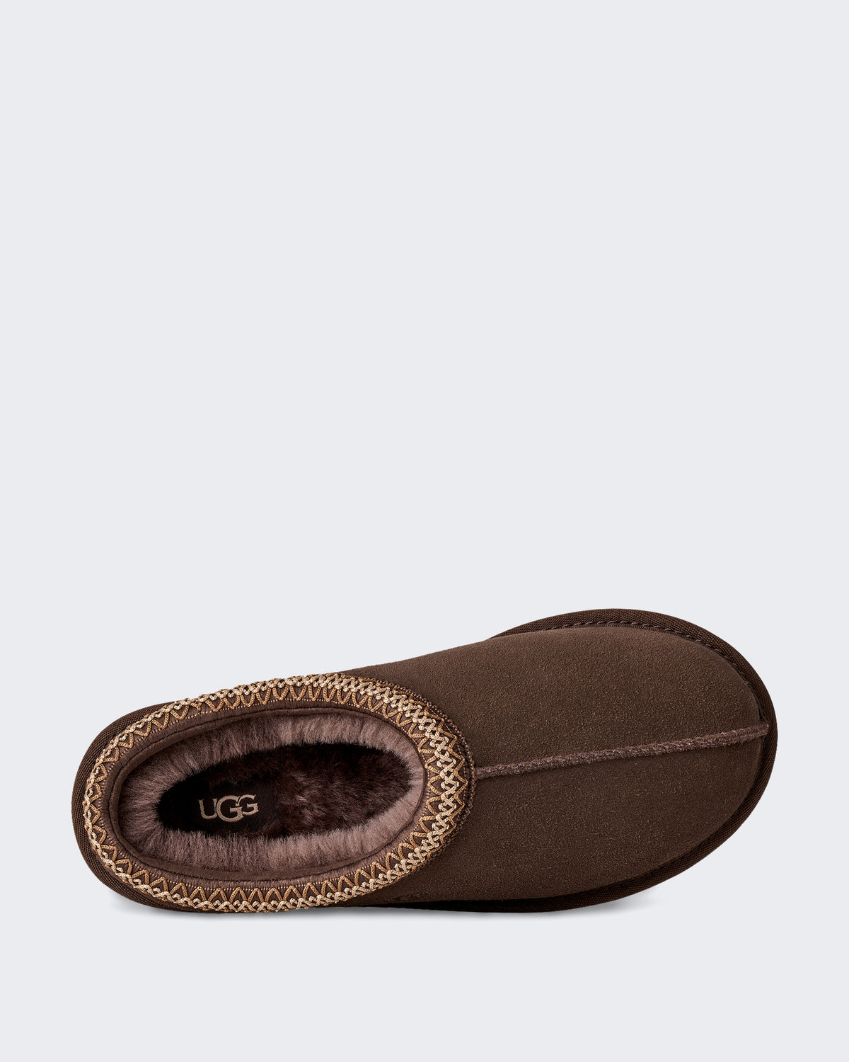 Women's Tasman II Slide met mocassin detail Stoffig Cacao