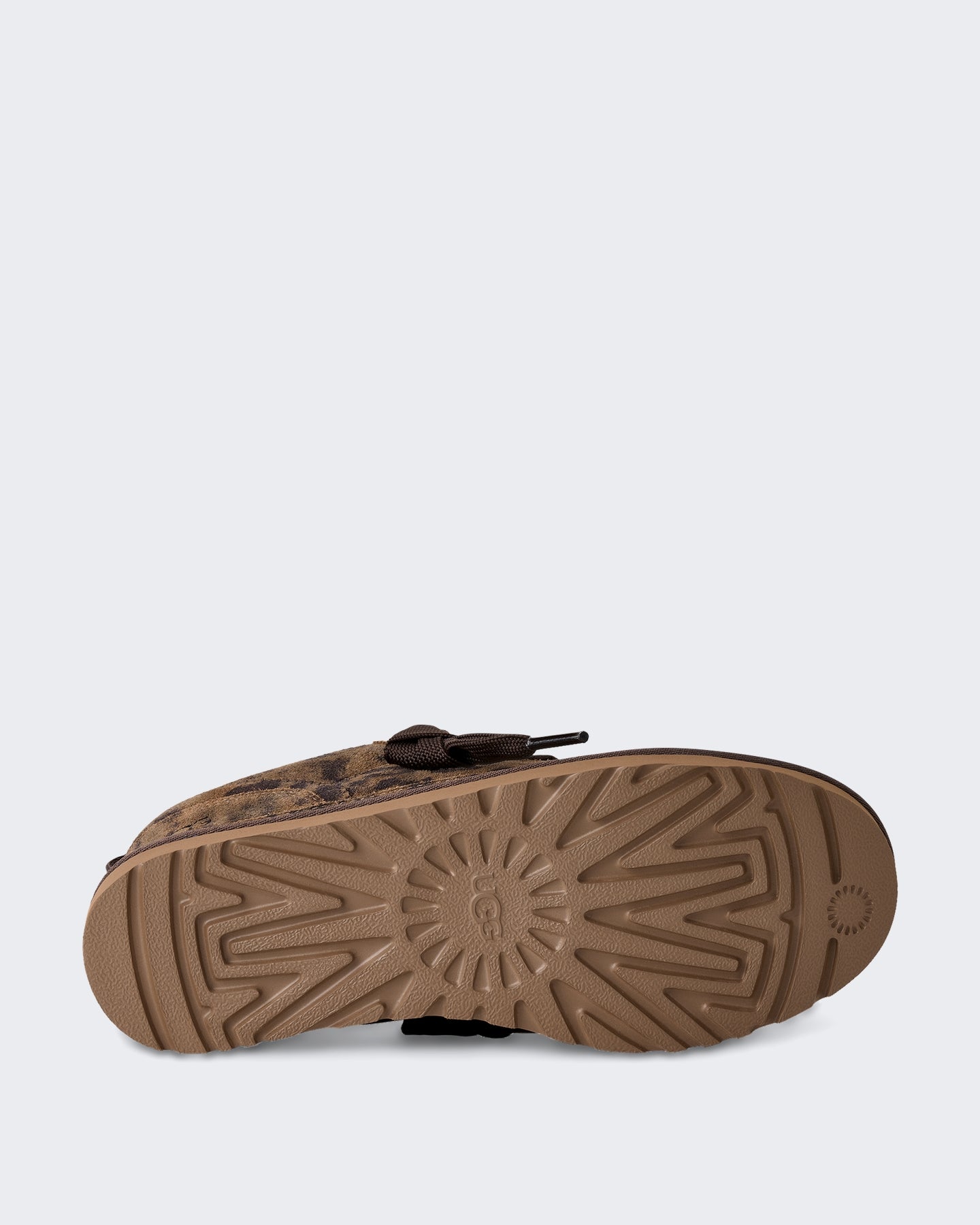 Women's sneaker met gespikkeld patroon en zachte voering Beige