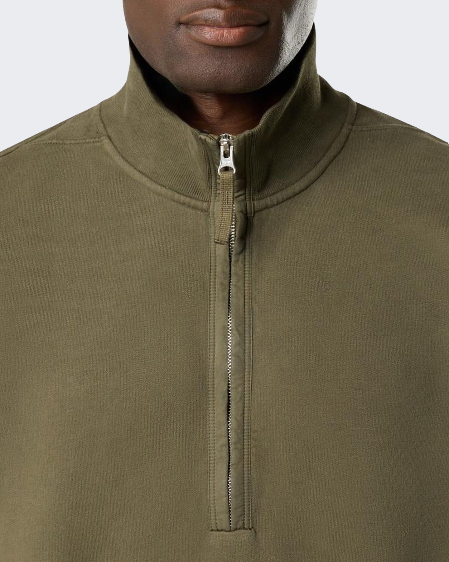 Men's Half Zip Sweater Green