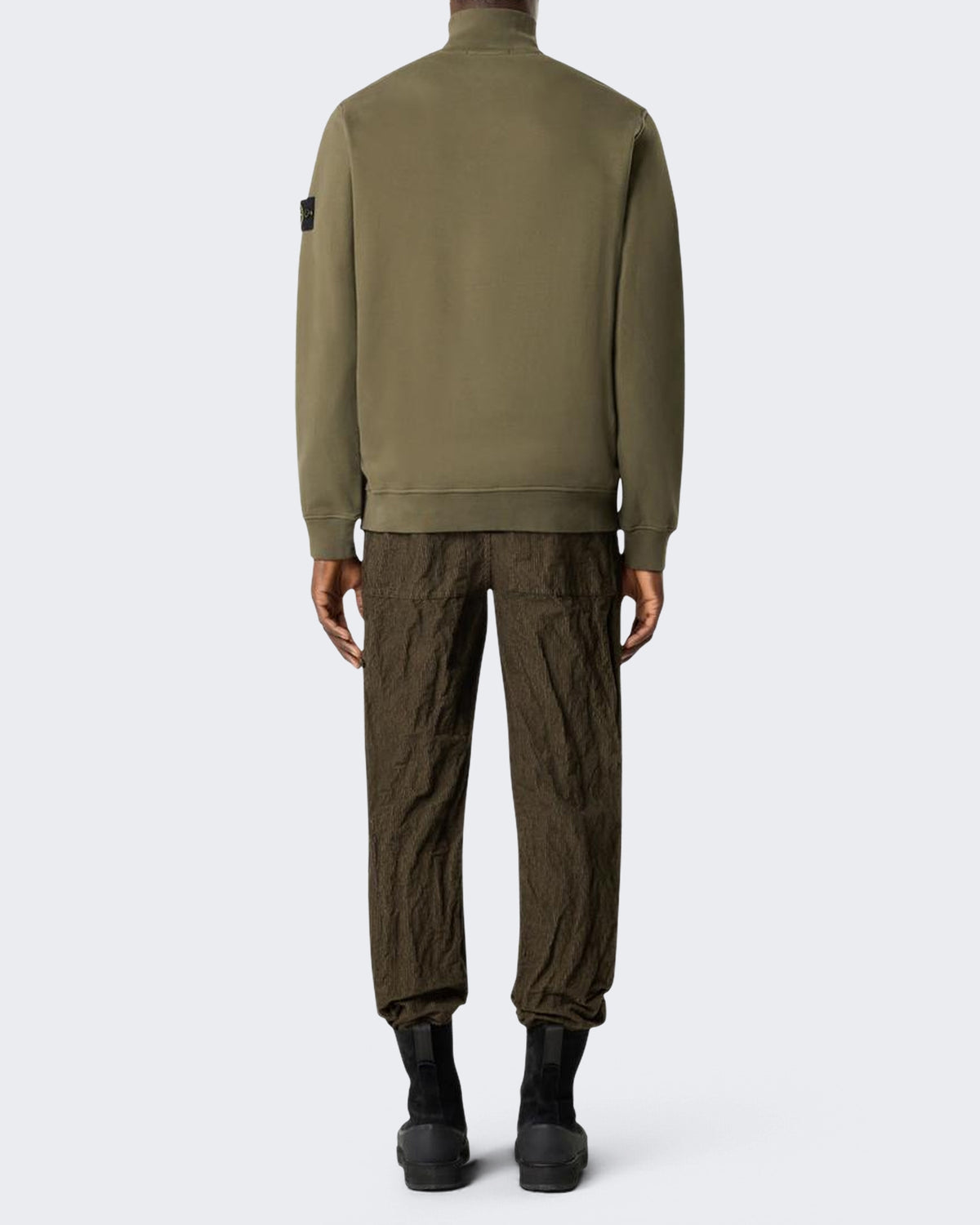 Men's Half Zip Sweater Green