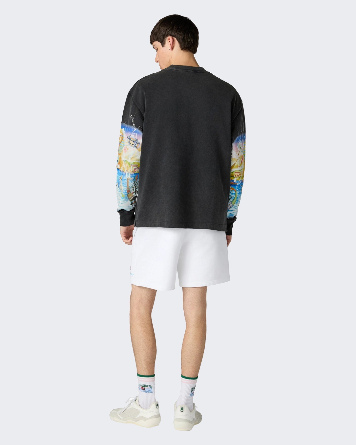 Heren Long Sleeve Tee Egypt As It Zwart