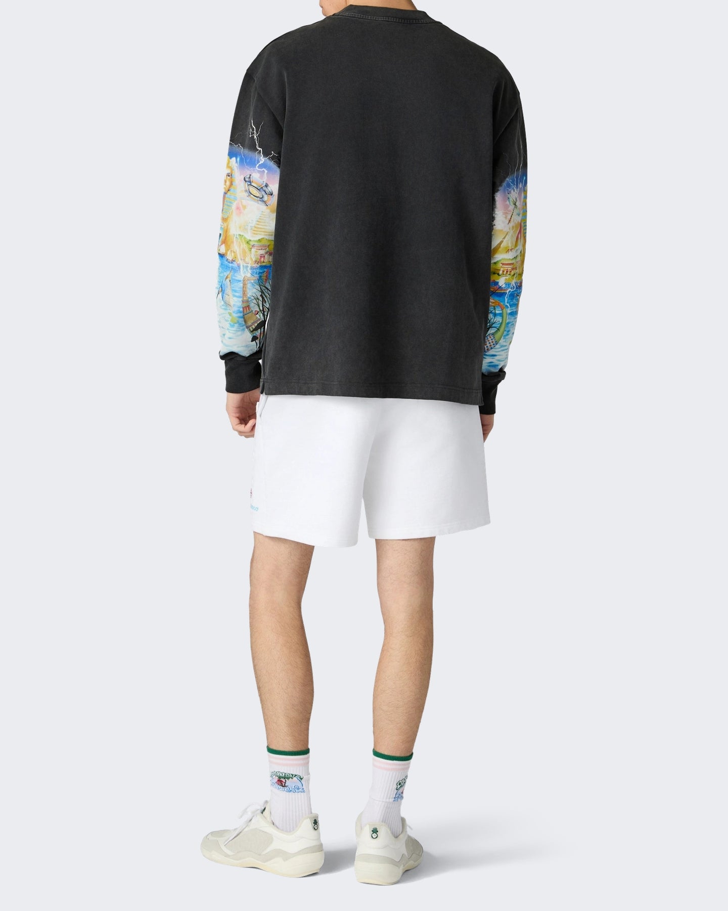 Heren Long Sleeve Tee Egypt As It Zwart