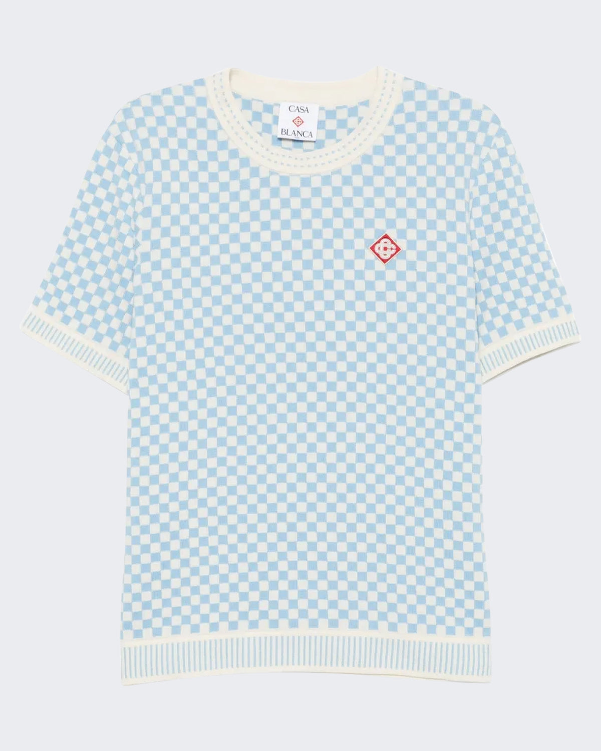 Men's Check Tee Blue
