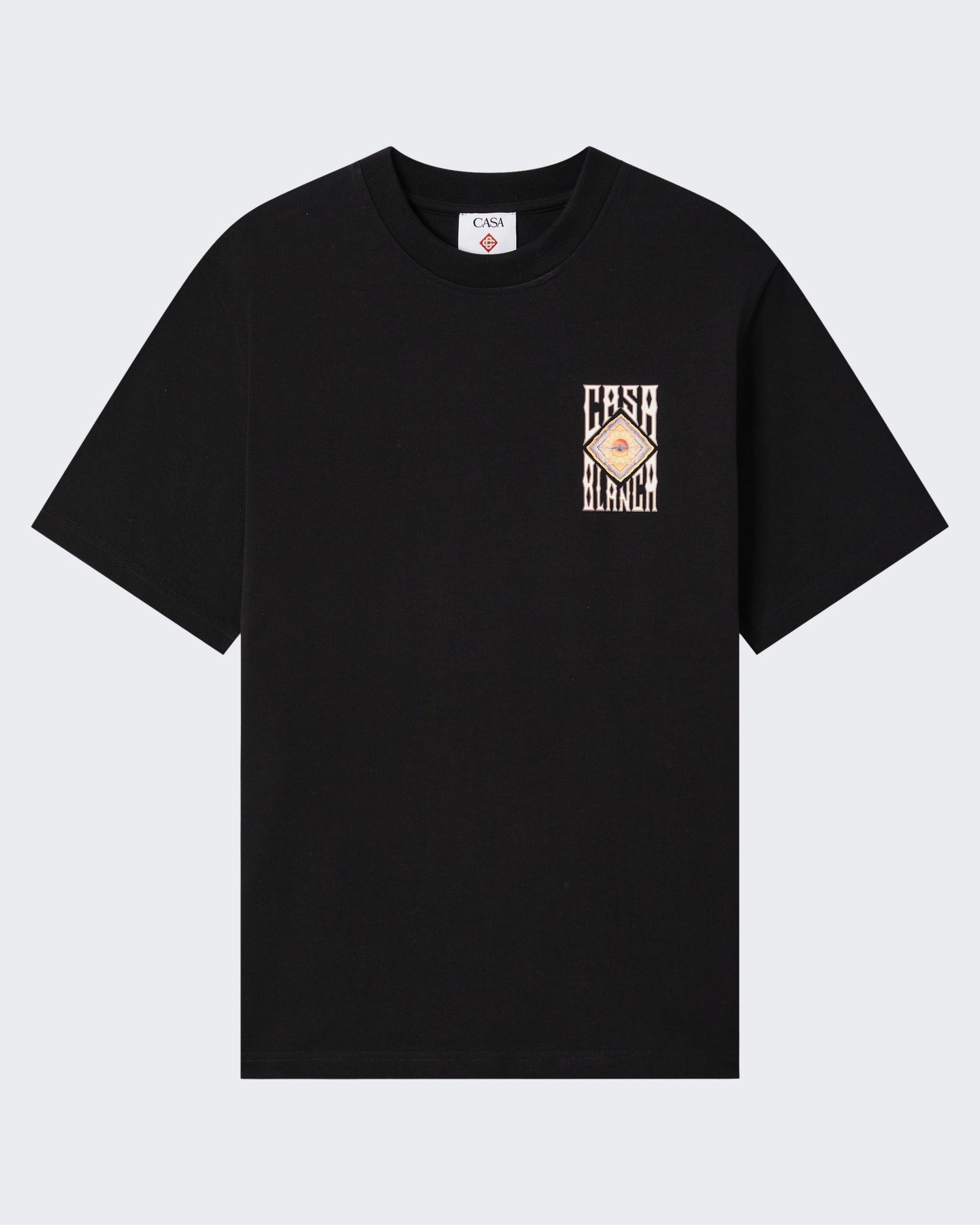 Heren Hermons Mirage Printed Classic T-Shirt Hermons Mirage Zwart