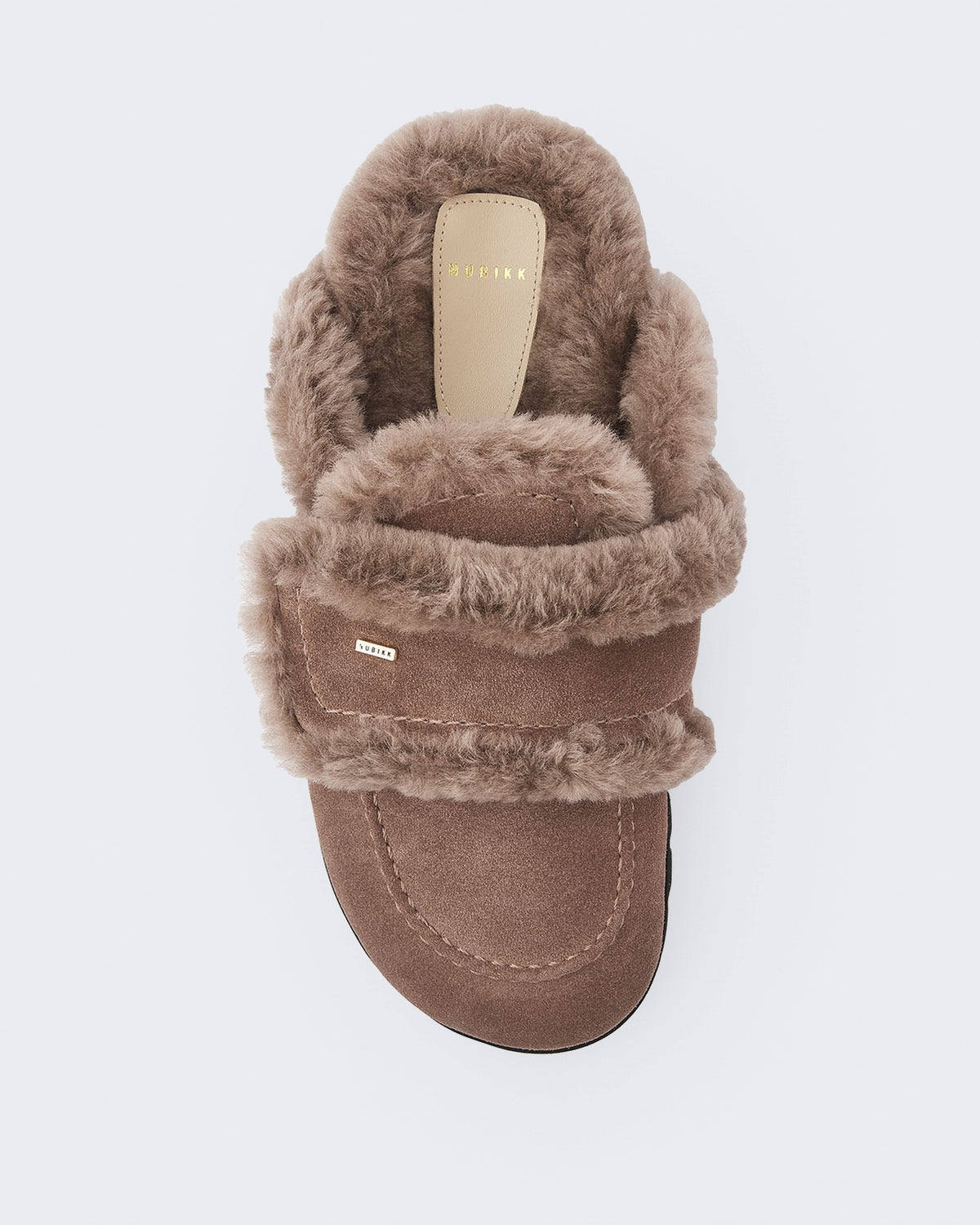 Women's Teddy Furry sneaker met bont Grey