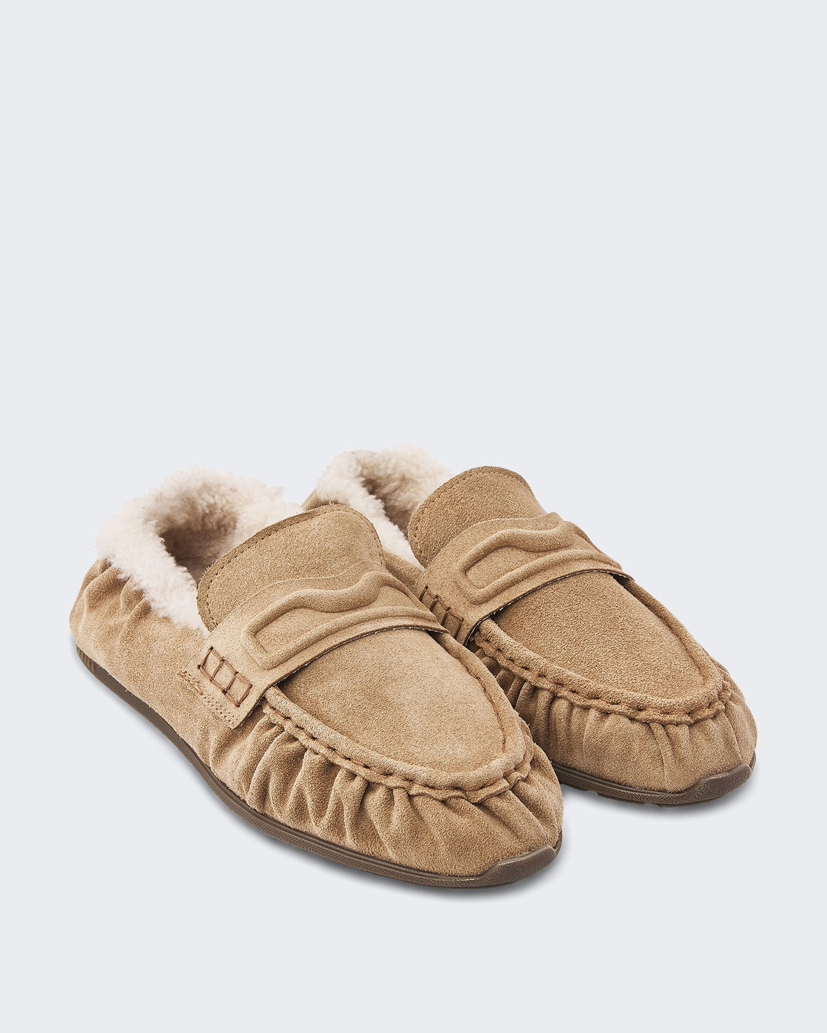 Women's Riley Mio Fur Sneakers met bont Beige