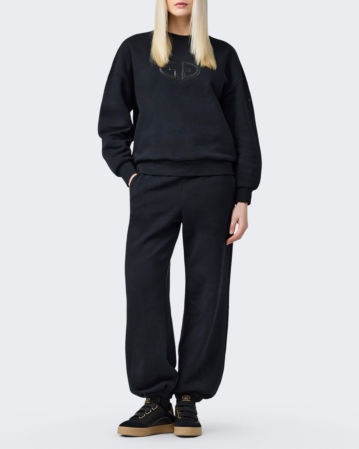 Women's Sweater met ronde hals Black