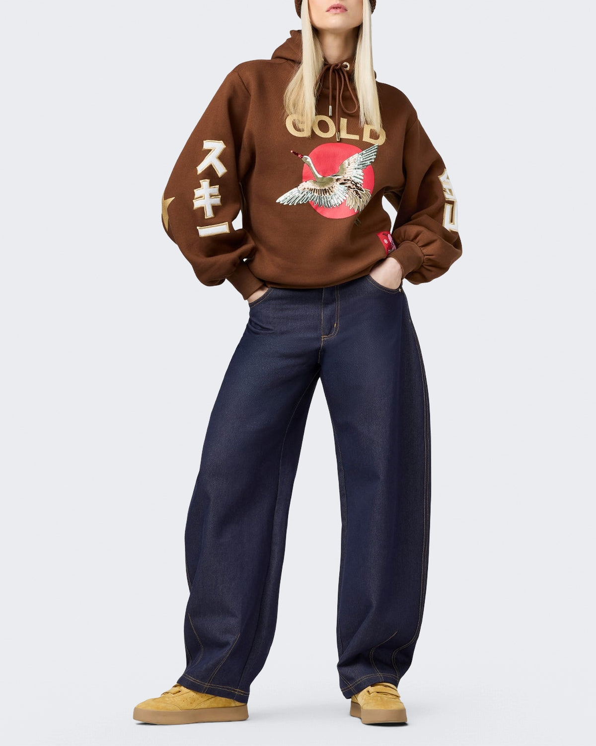 Women's Hoodie met capuchon deep mocha Brown