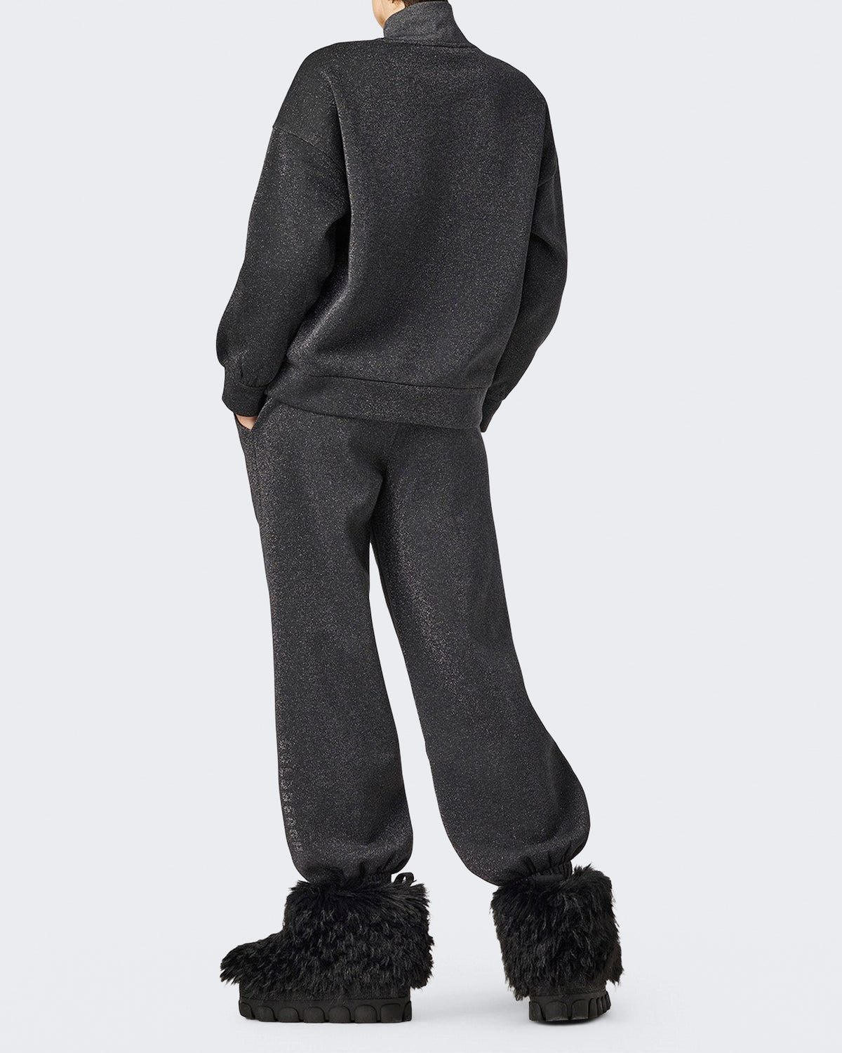 Women's Sweater met col Black