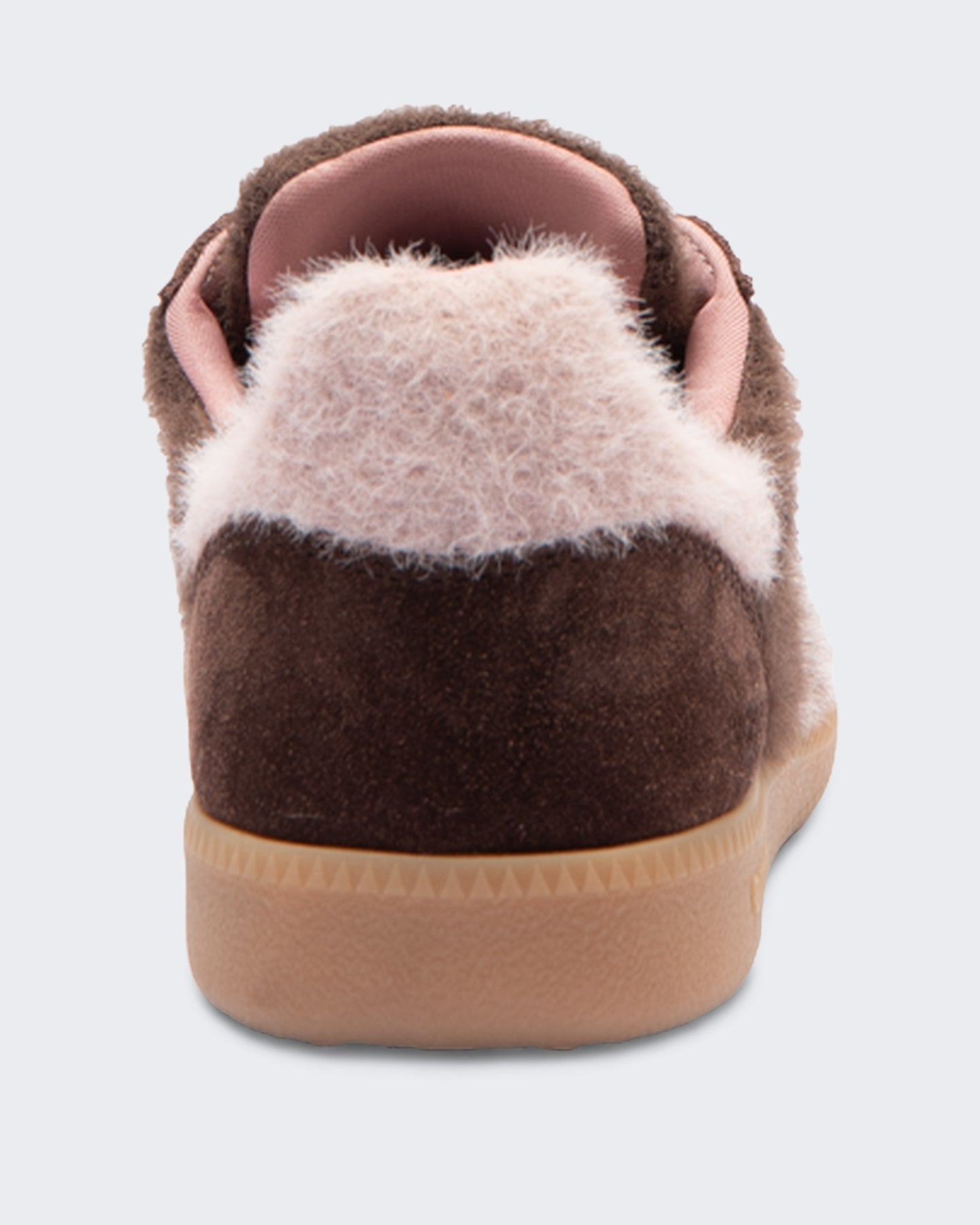 Dames Mohair sneaker met textuur Roze