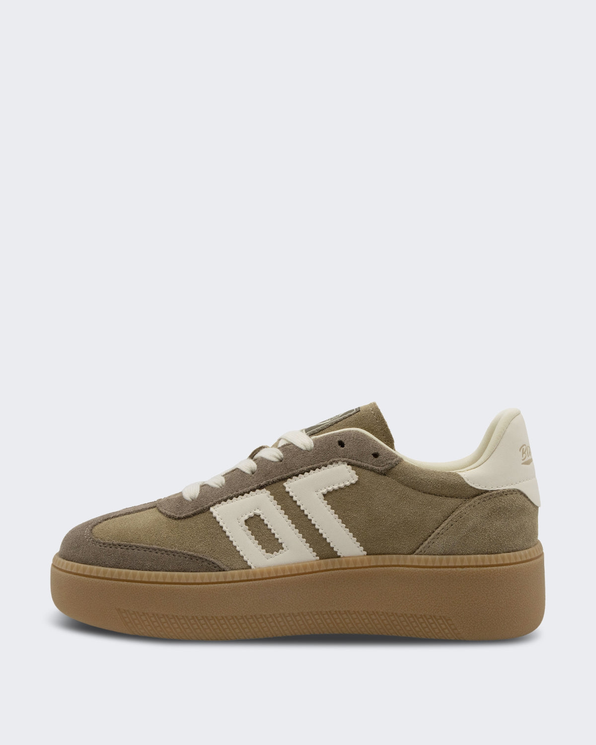 Women's XXL sneaker suede beige