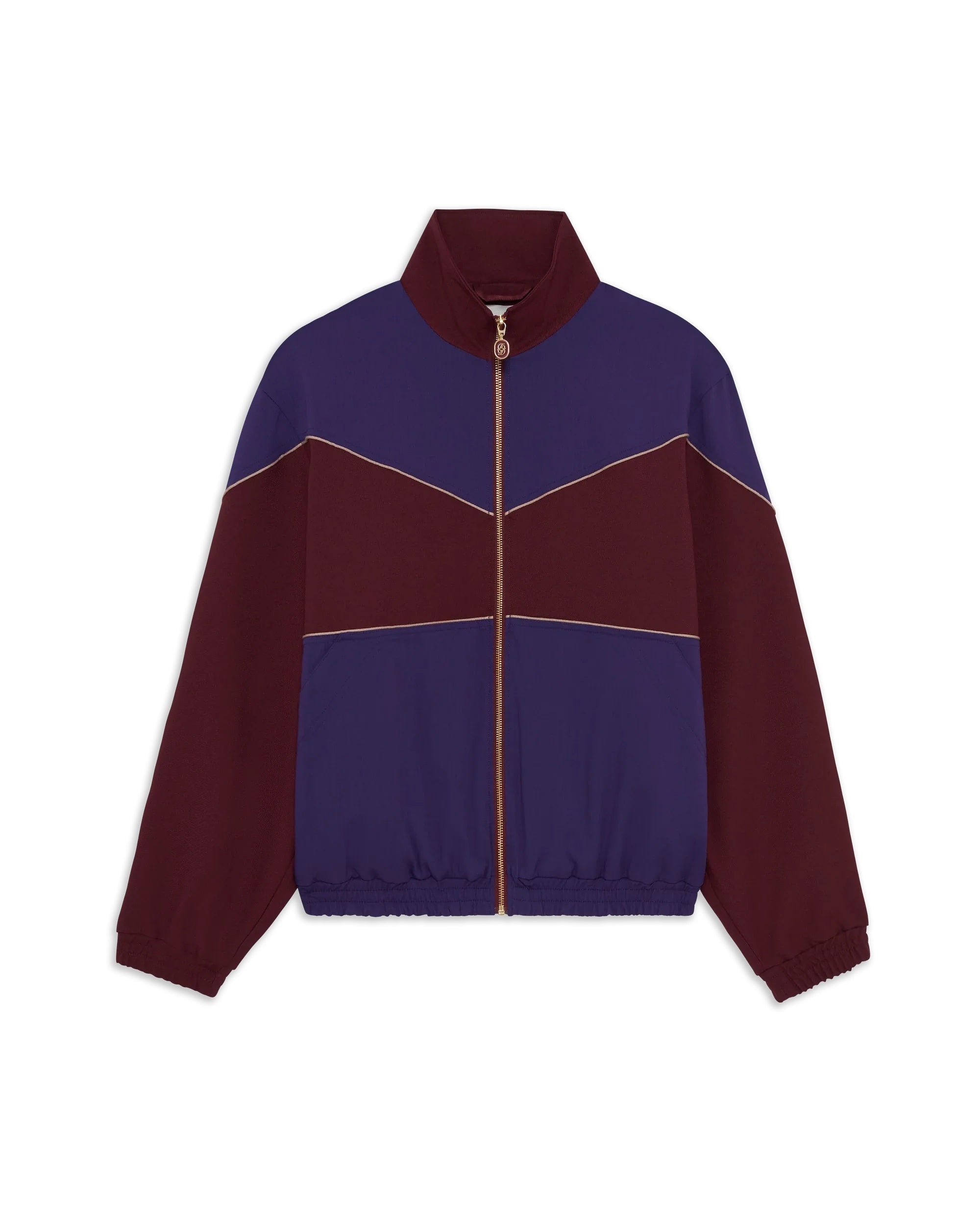 Heren Trackjack twill two tone Paars