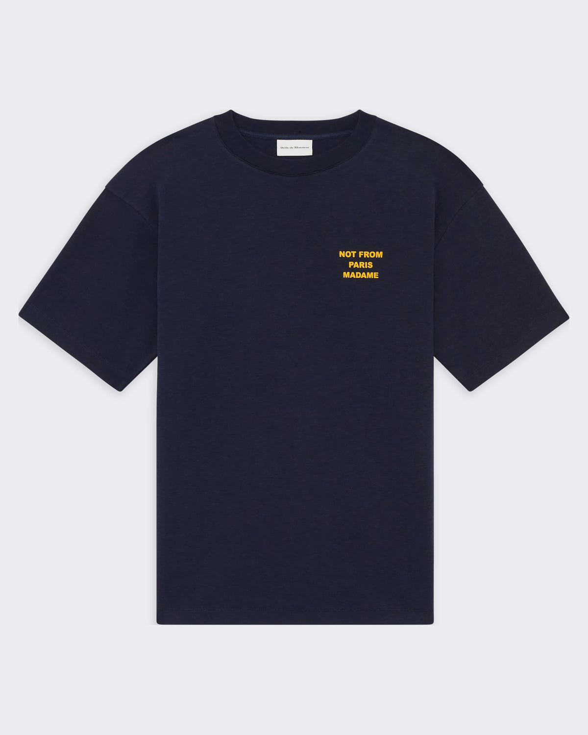 Men's T-shirt met opvallende slogan Blue