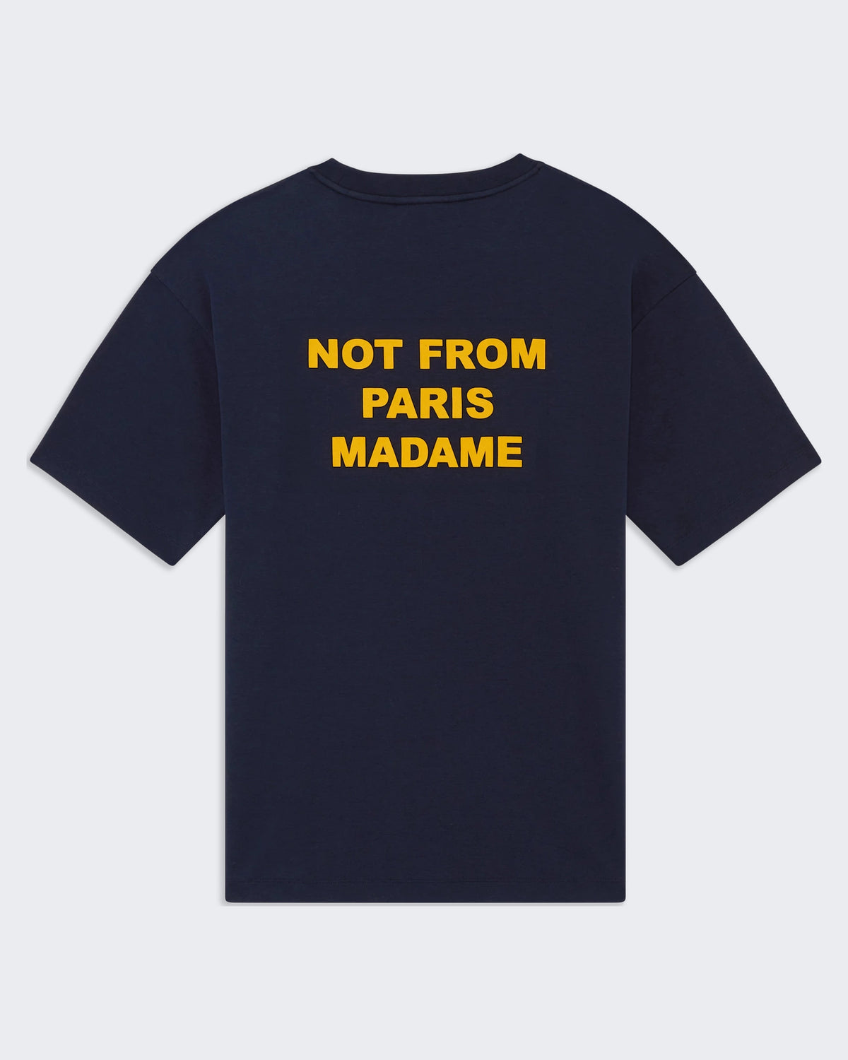 Men's T-shirt met opvallende slogan Blue
