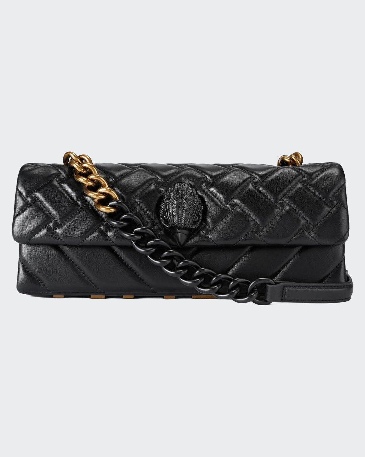 Women's 690-Kensington East West Kurt-Black-Leather Black