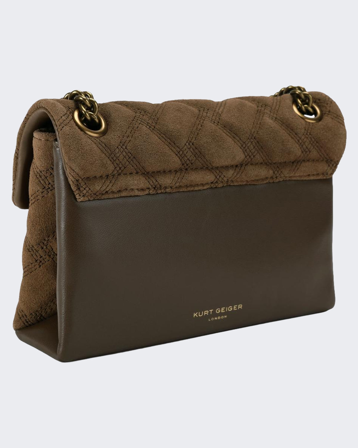 Women's 690-Leather Mini Kensington-Brown-Suede/Leather Brown