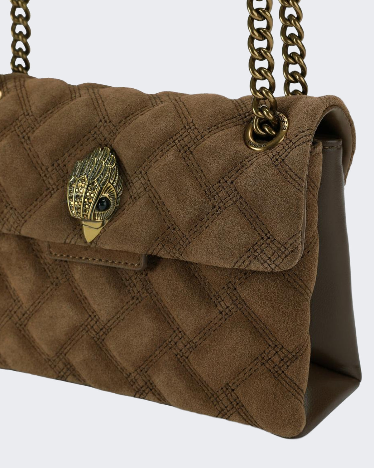 Women's 690-Leather Mini Kensington-Brown-Suede/Leather Brown