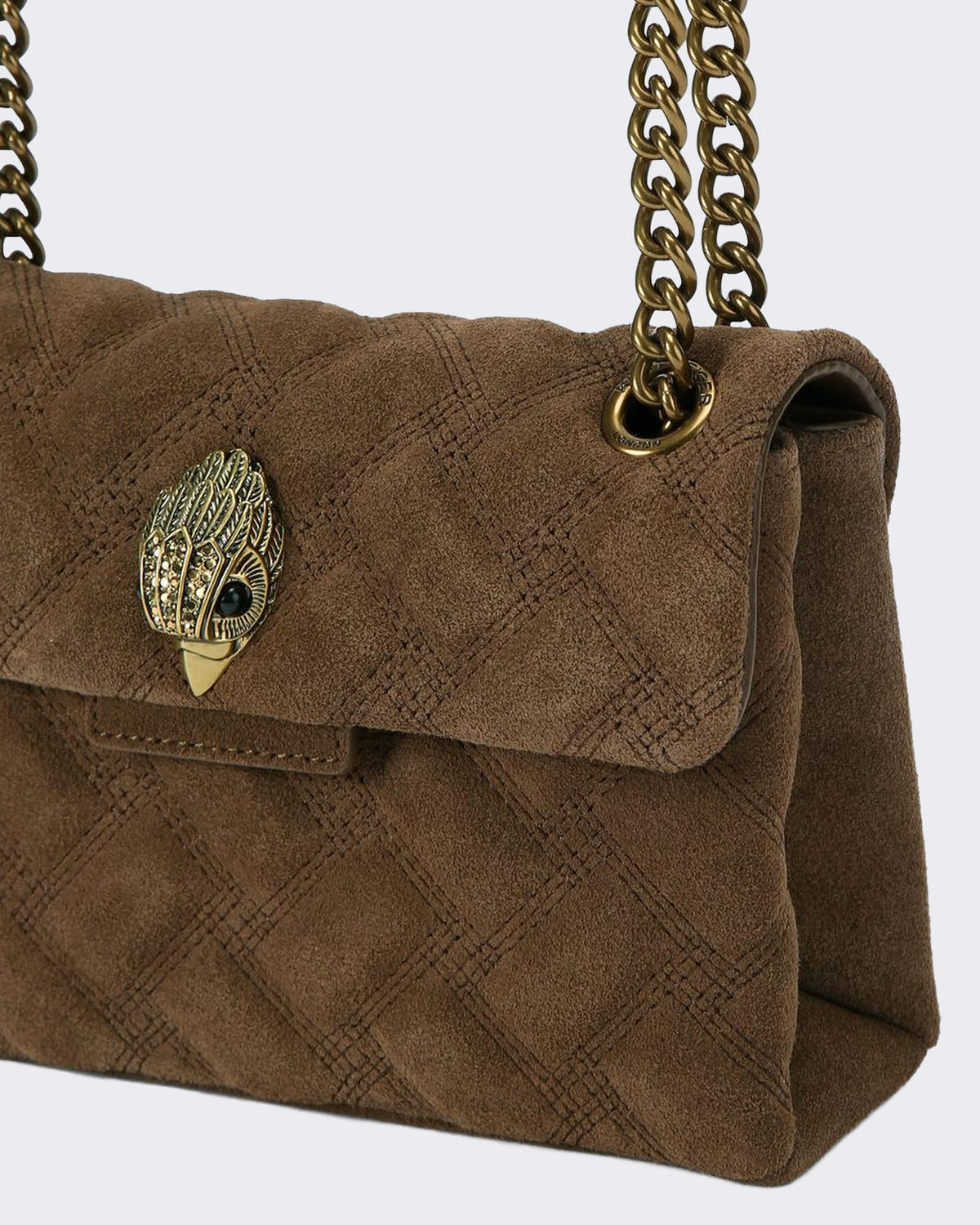 Women's 690-Leather Mini Kensington-Brown-Suede/Leather Brown