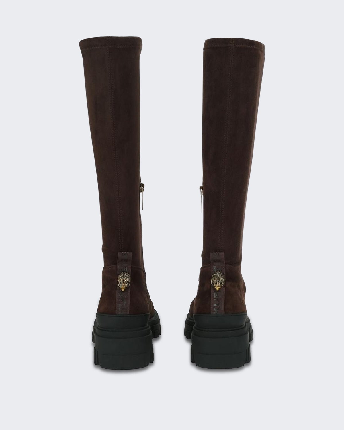 Women's 225-Stomp Sock Knee-Dark Brown-Suede/Other Brown