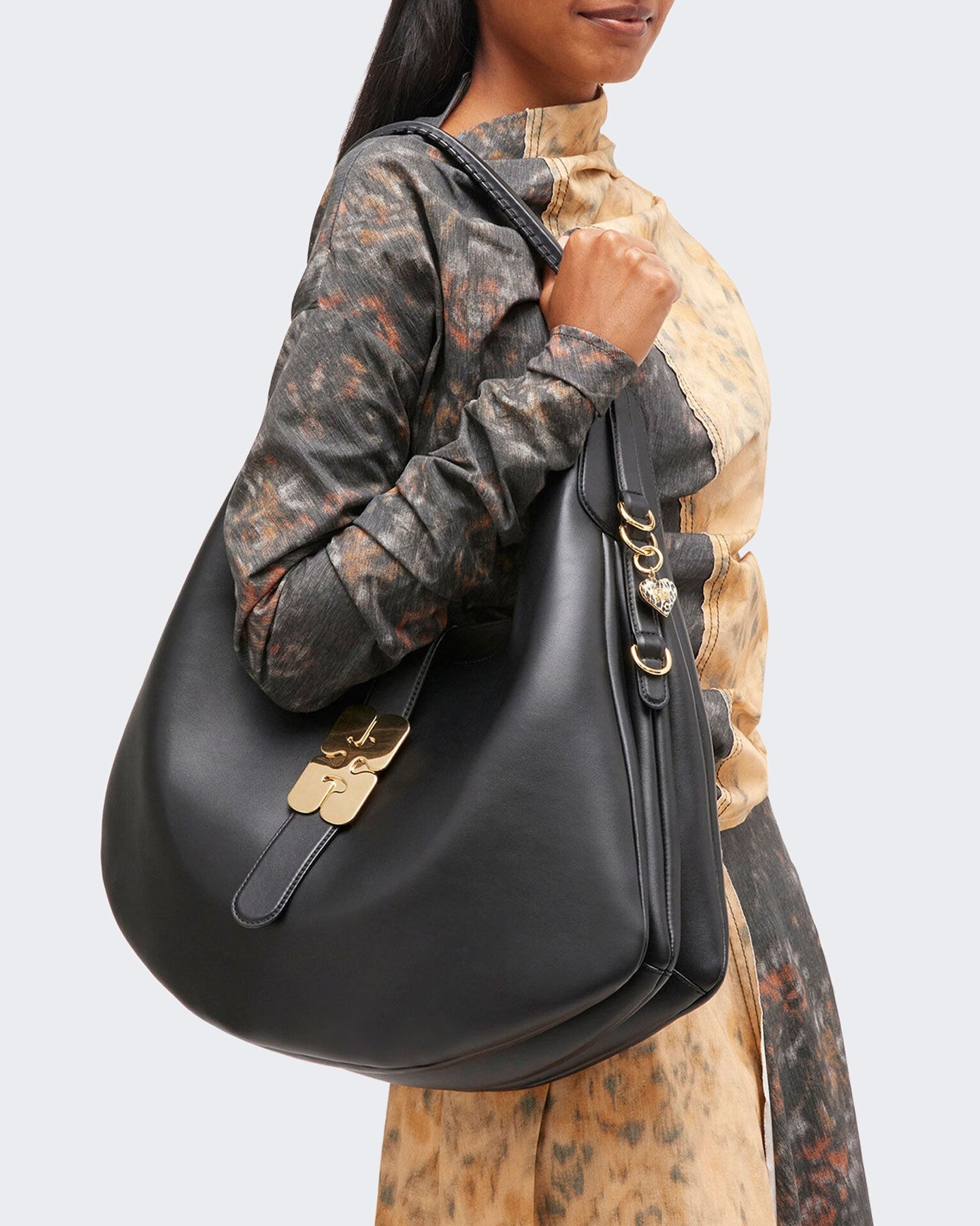 Dames Kat Large Gold Zwart