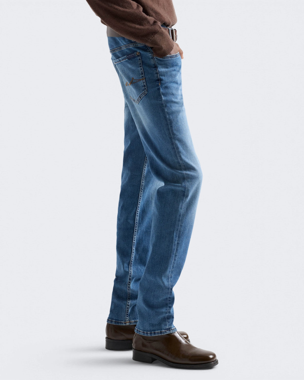 7 For All Mankind Heren Slimmy Brief jeans Blauw - foto 5