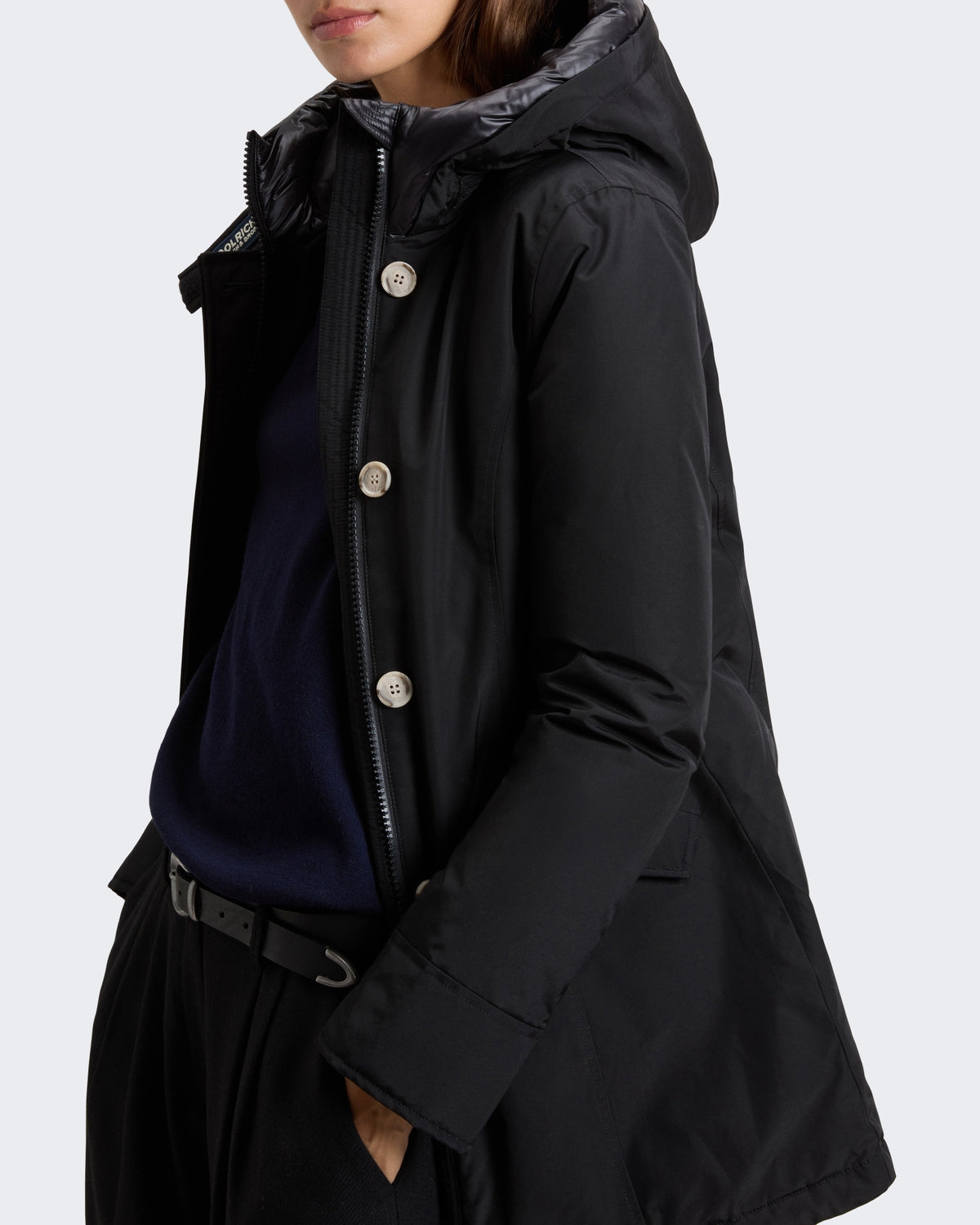 Women's Arctic Parka winterjas met capuchon Black