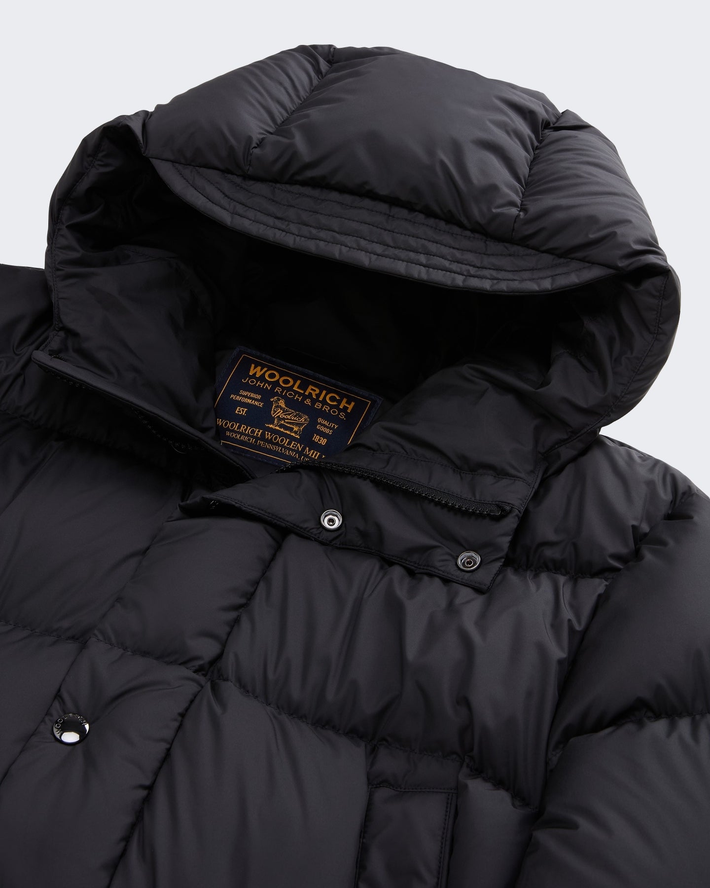 Heren Cloud Davis Parka Zwart