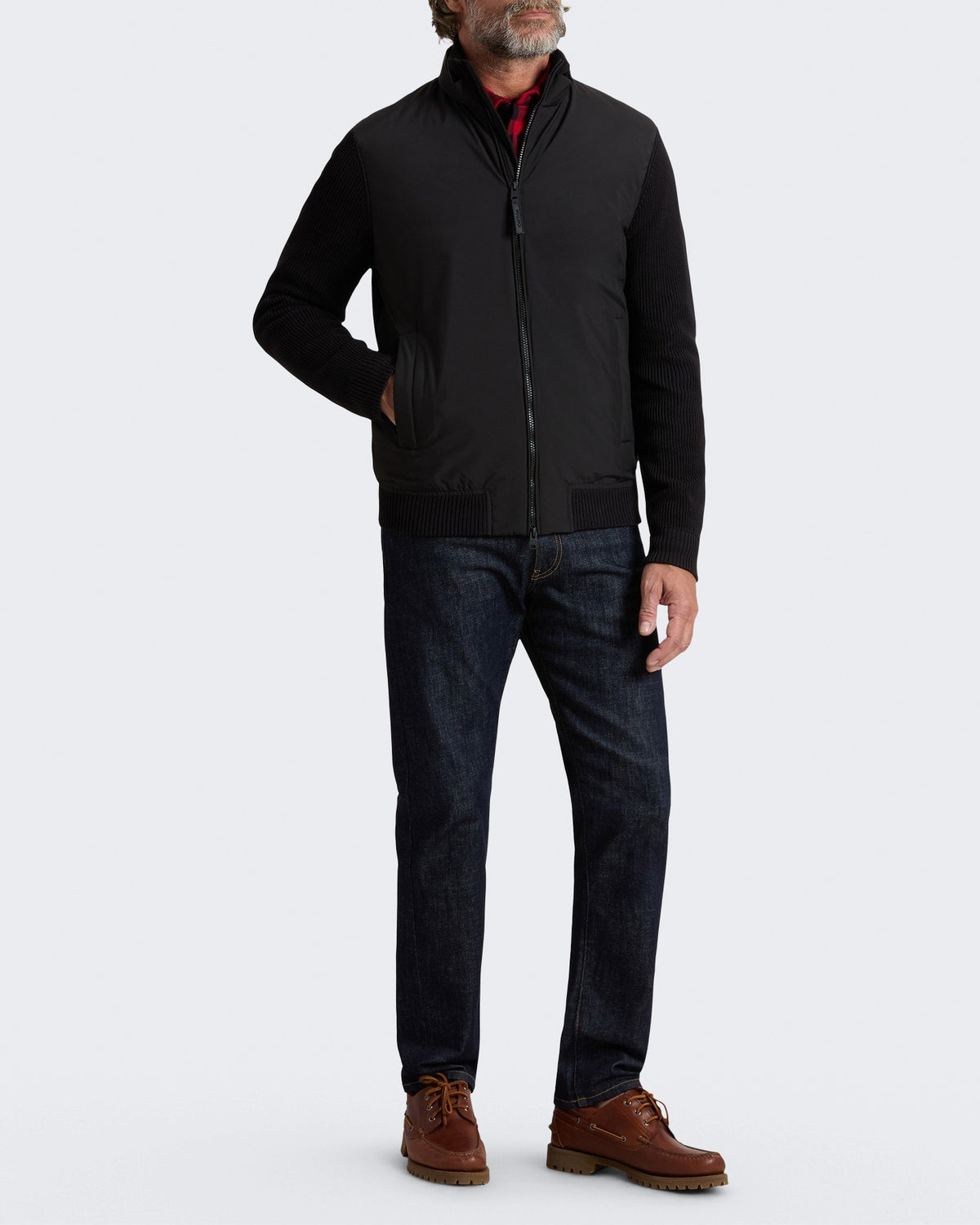 Men's Cloud Hybrid gewatteerde Black