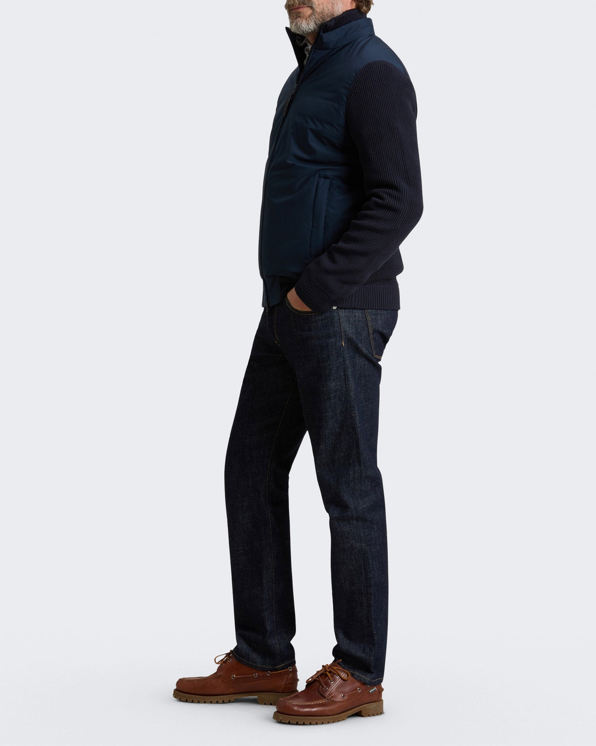 Men's Cloud Hybrid gewatteerde Blue