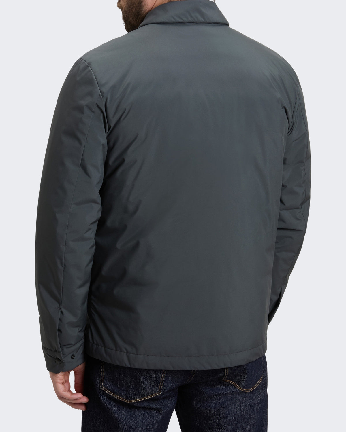 Men's Cloud overshirt met opzakken Grey