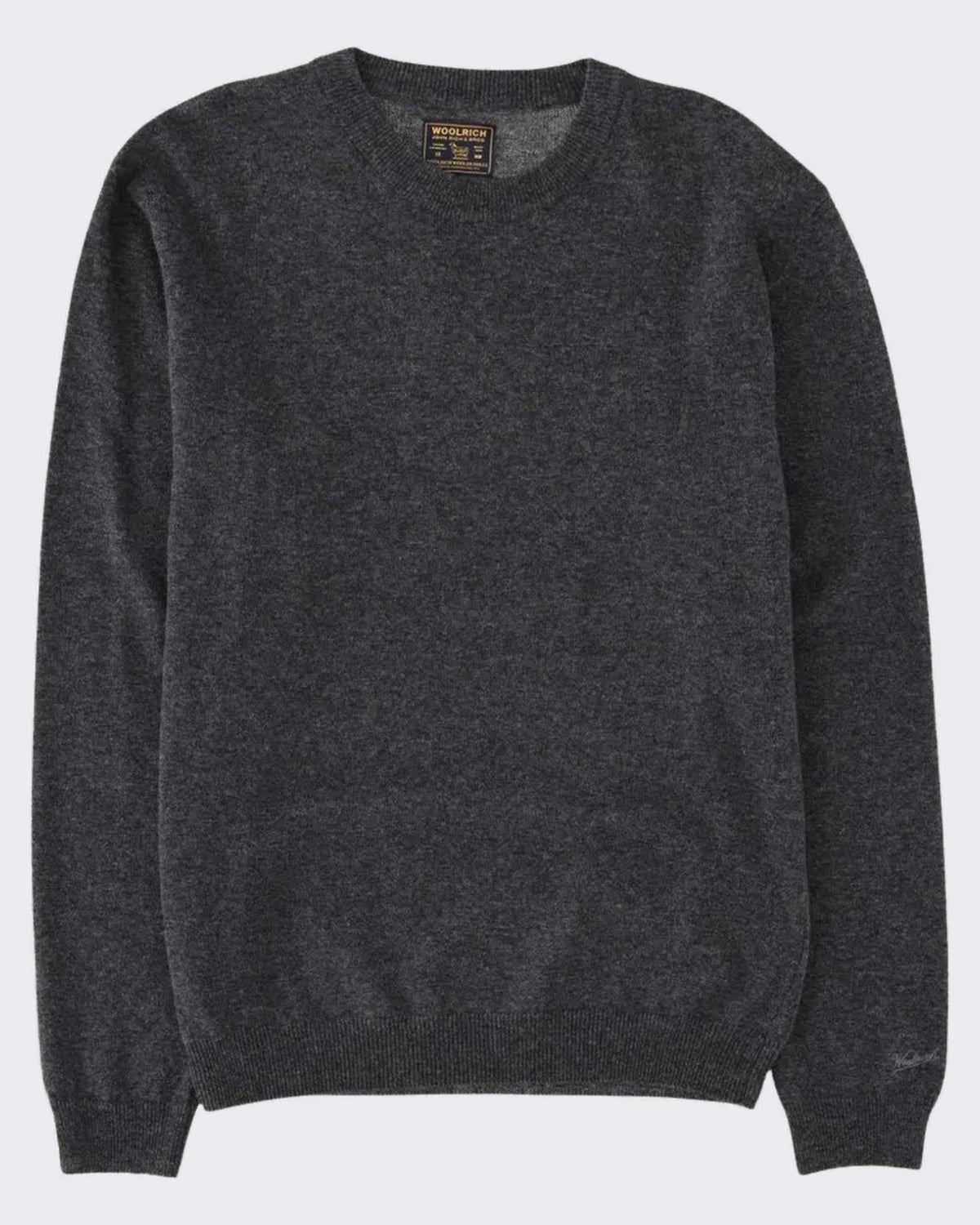 Men's Lambswool Crewneck Gg12 Grey