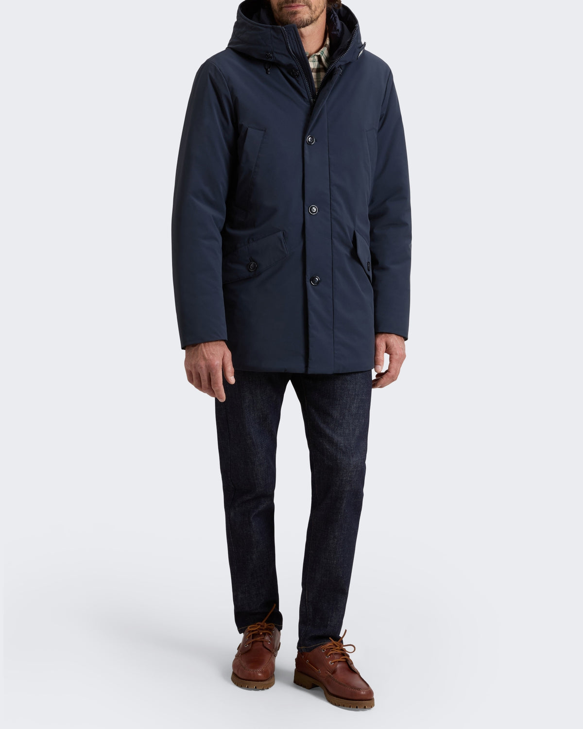 Men's Stretch parka Blue